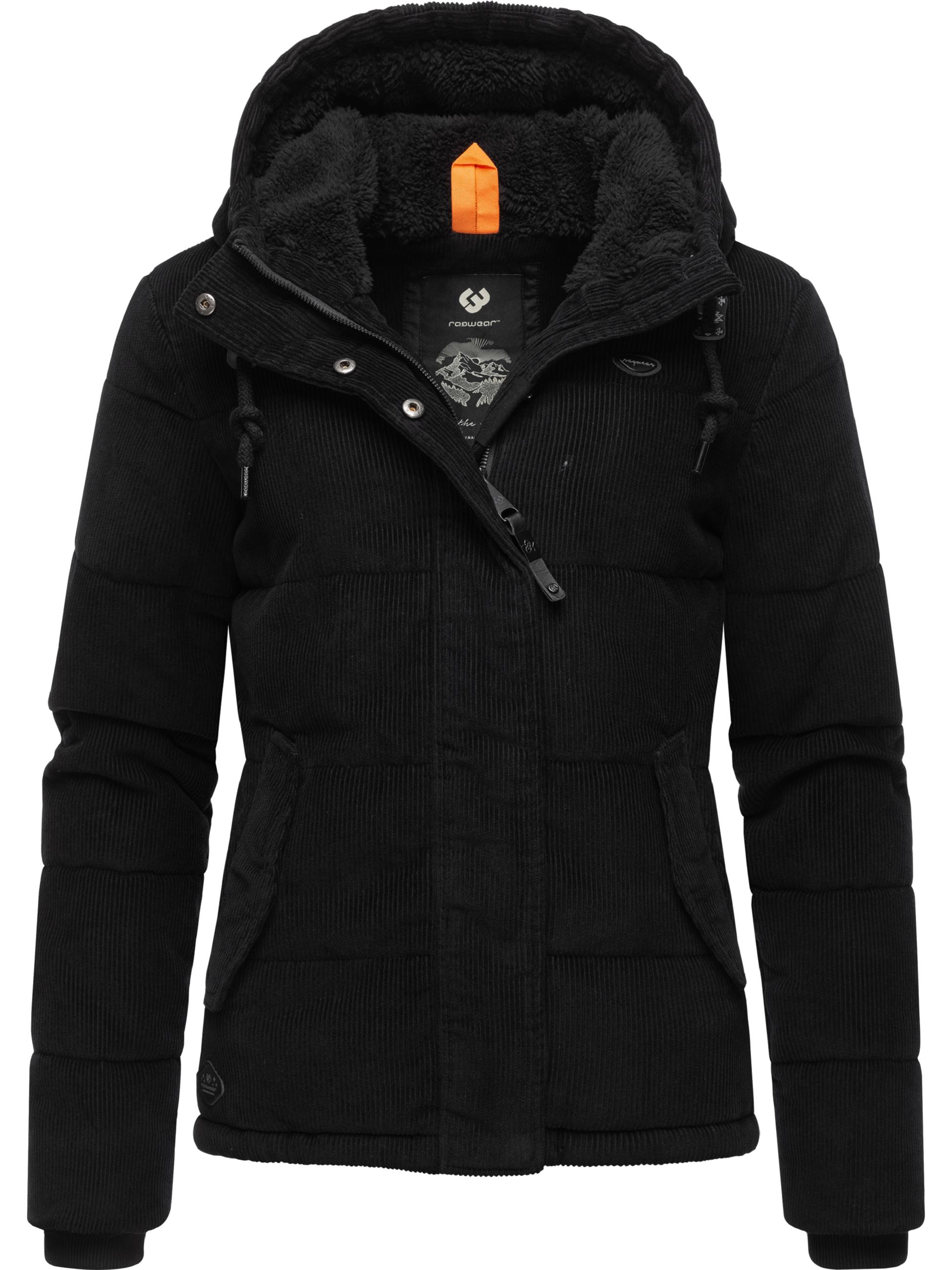 Kuschelige Winter Cordjacke "Wuggys" Black