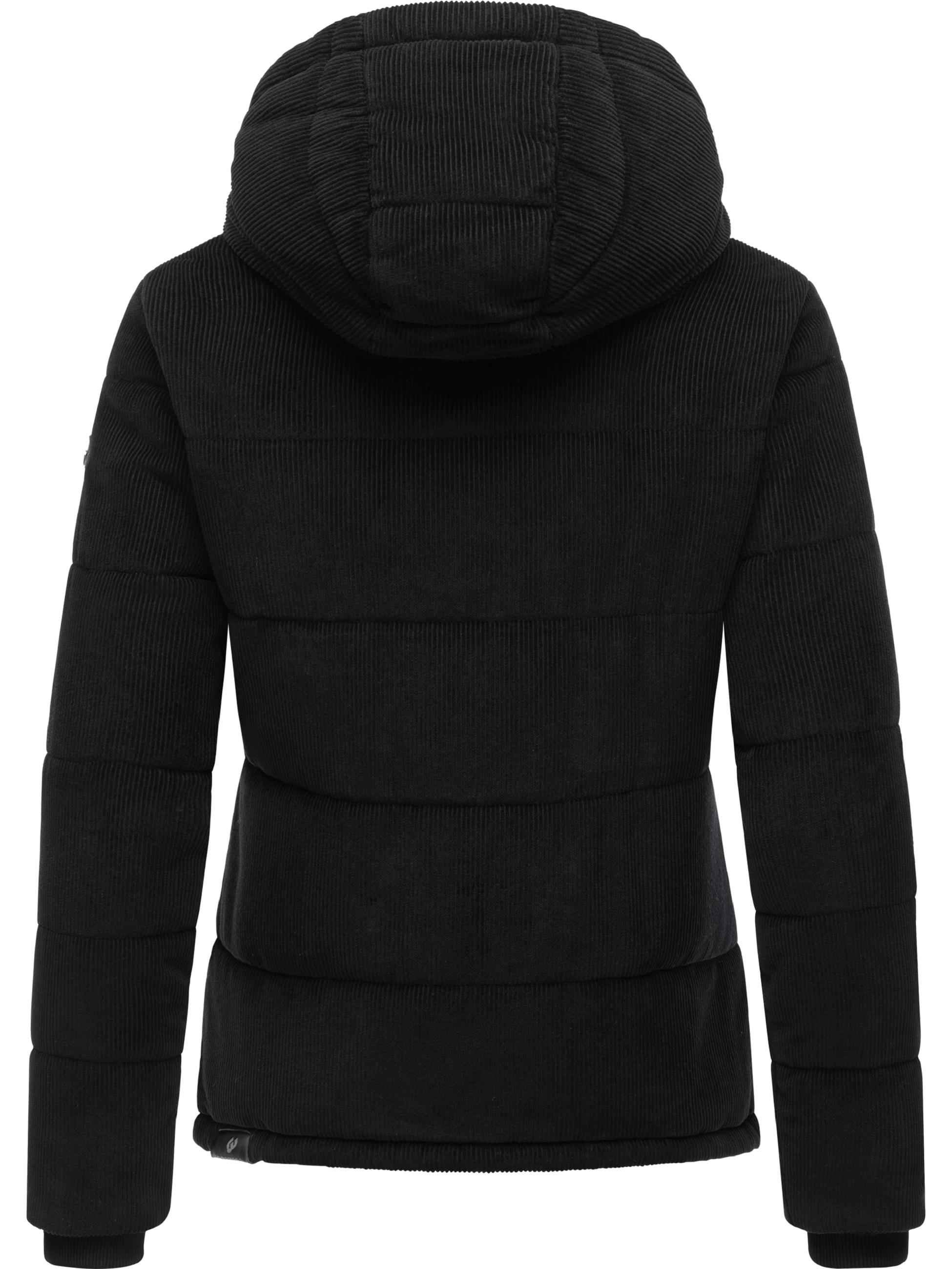 Kuschelige Winter Cordjacke "Wuggys" Black