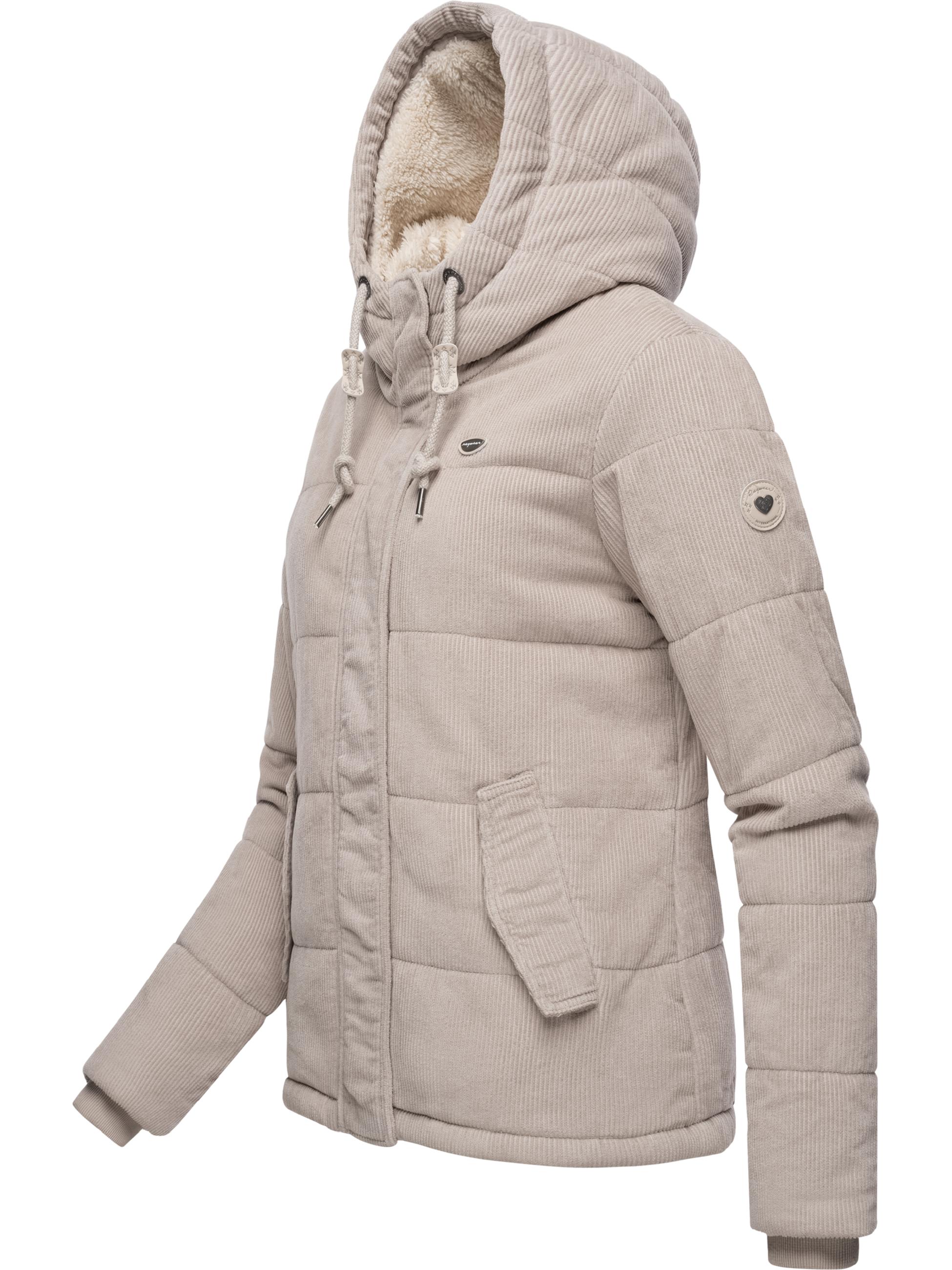 Kuschelige Winter Cordjacke "Wuggys" Bone