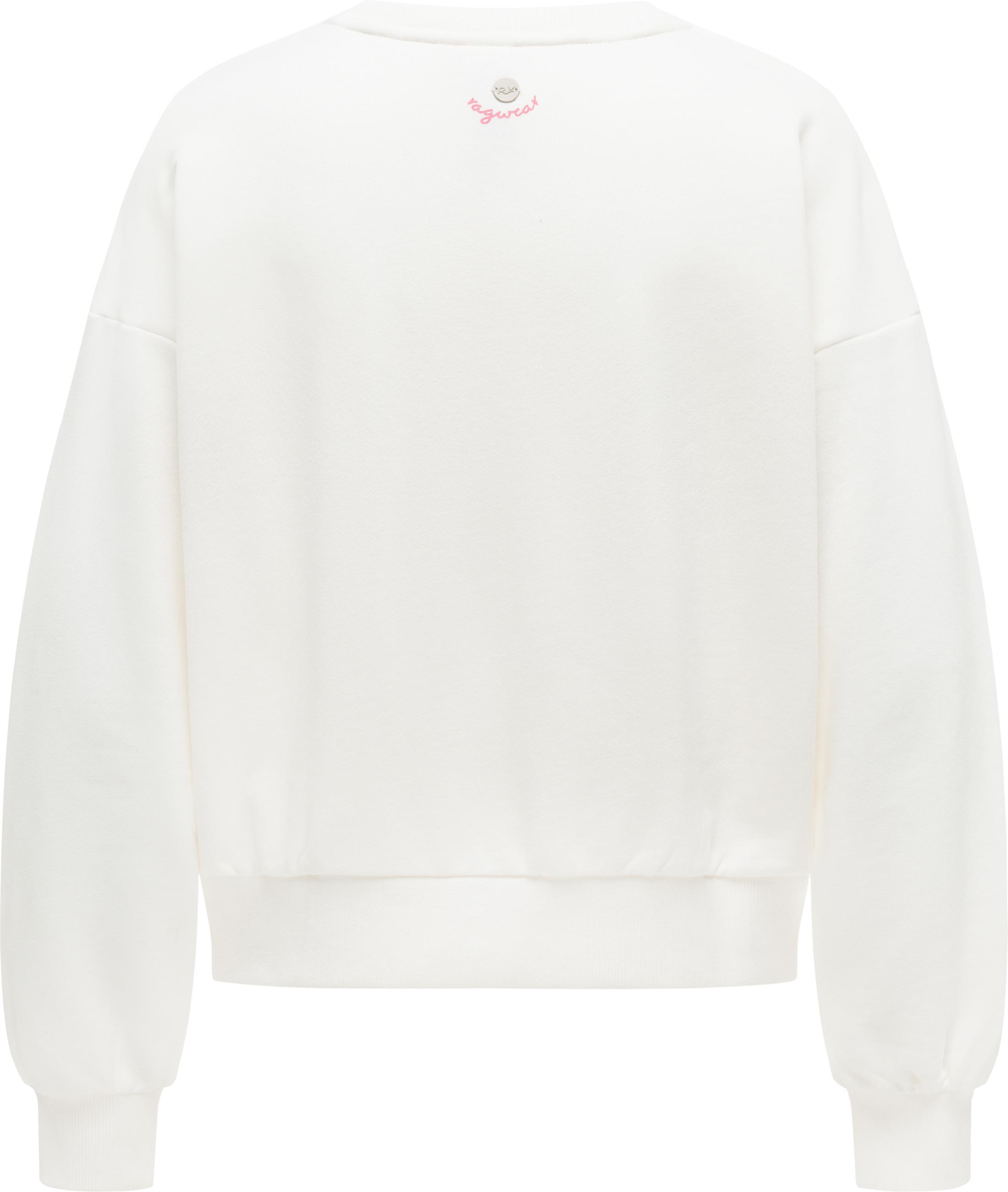 oversized Sweatshirt mit coolem Print "Wuss PP" Ivory