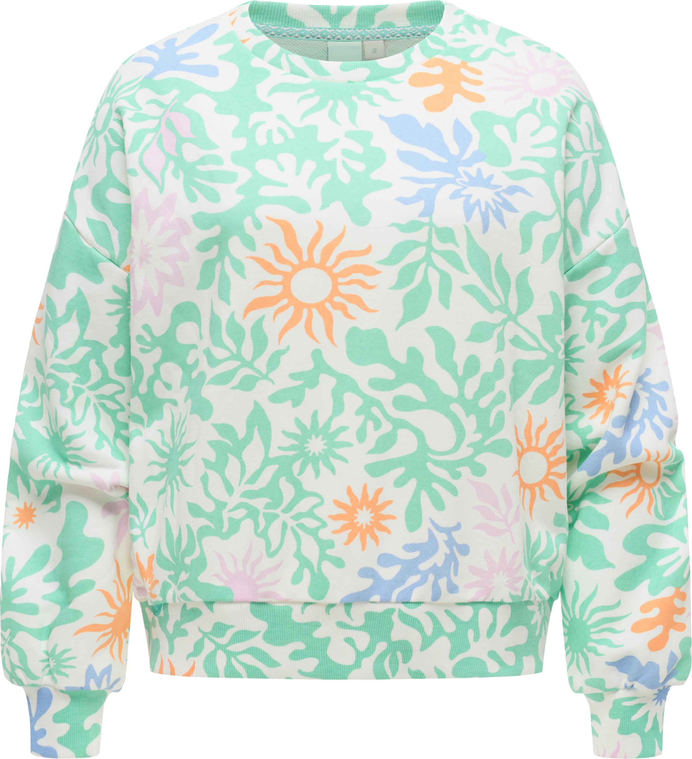 Sweatshirt Wuss Print Mint Combo