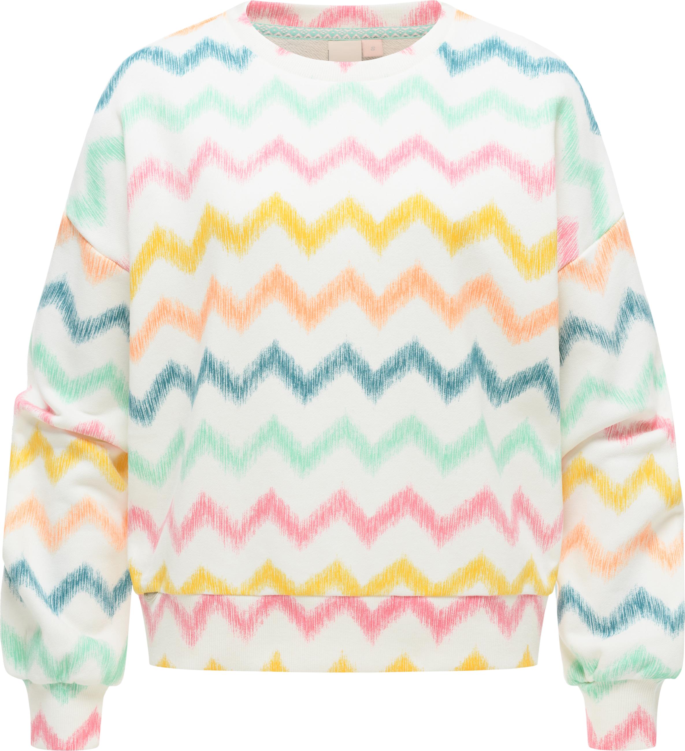 oversized Sweatshirt mit Allover-Print "Wuss Print" Multi Combo
