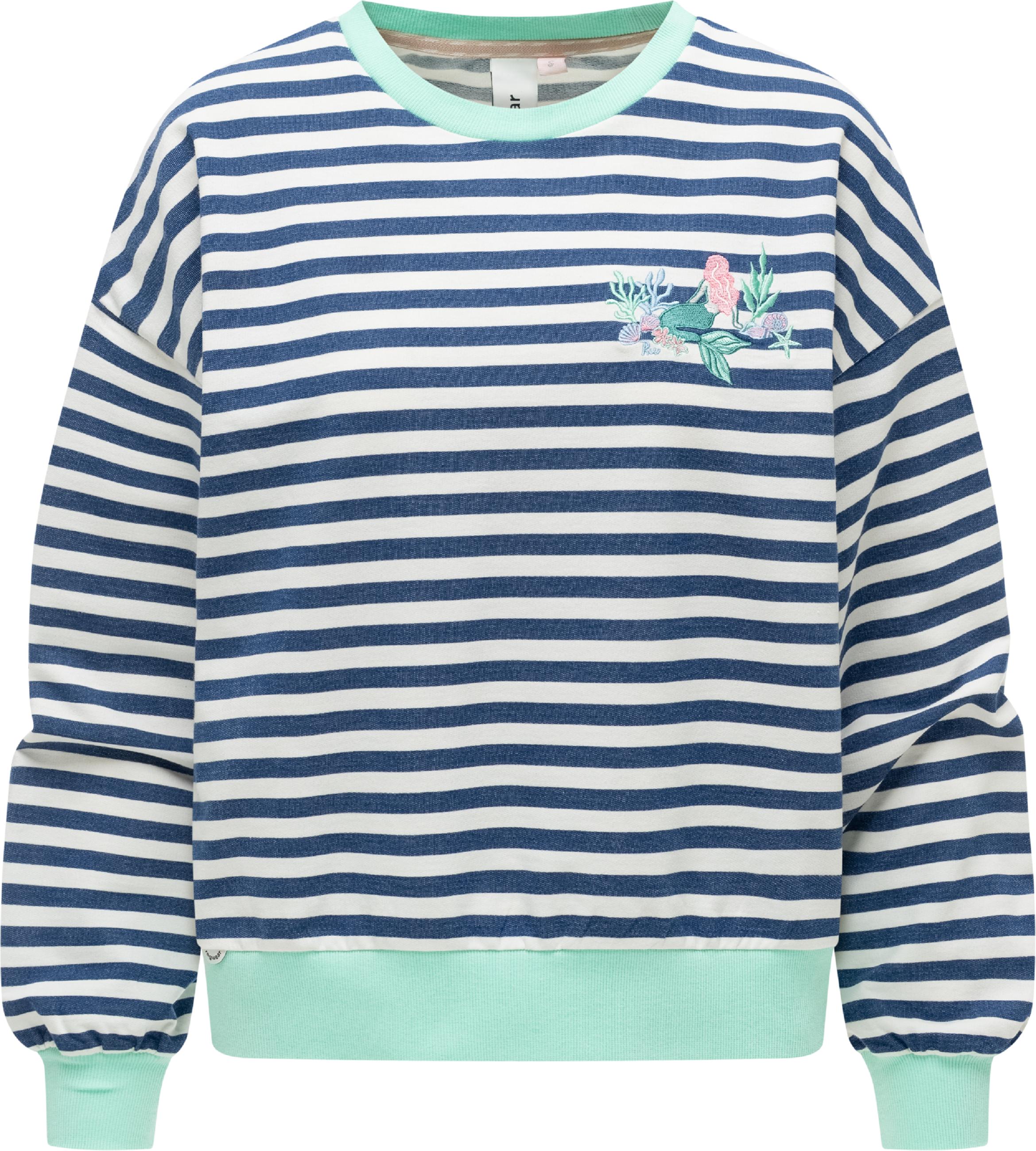 gestreiftes Sweatshirt "Wuss Stripes" Navy