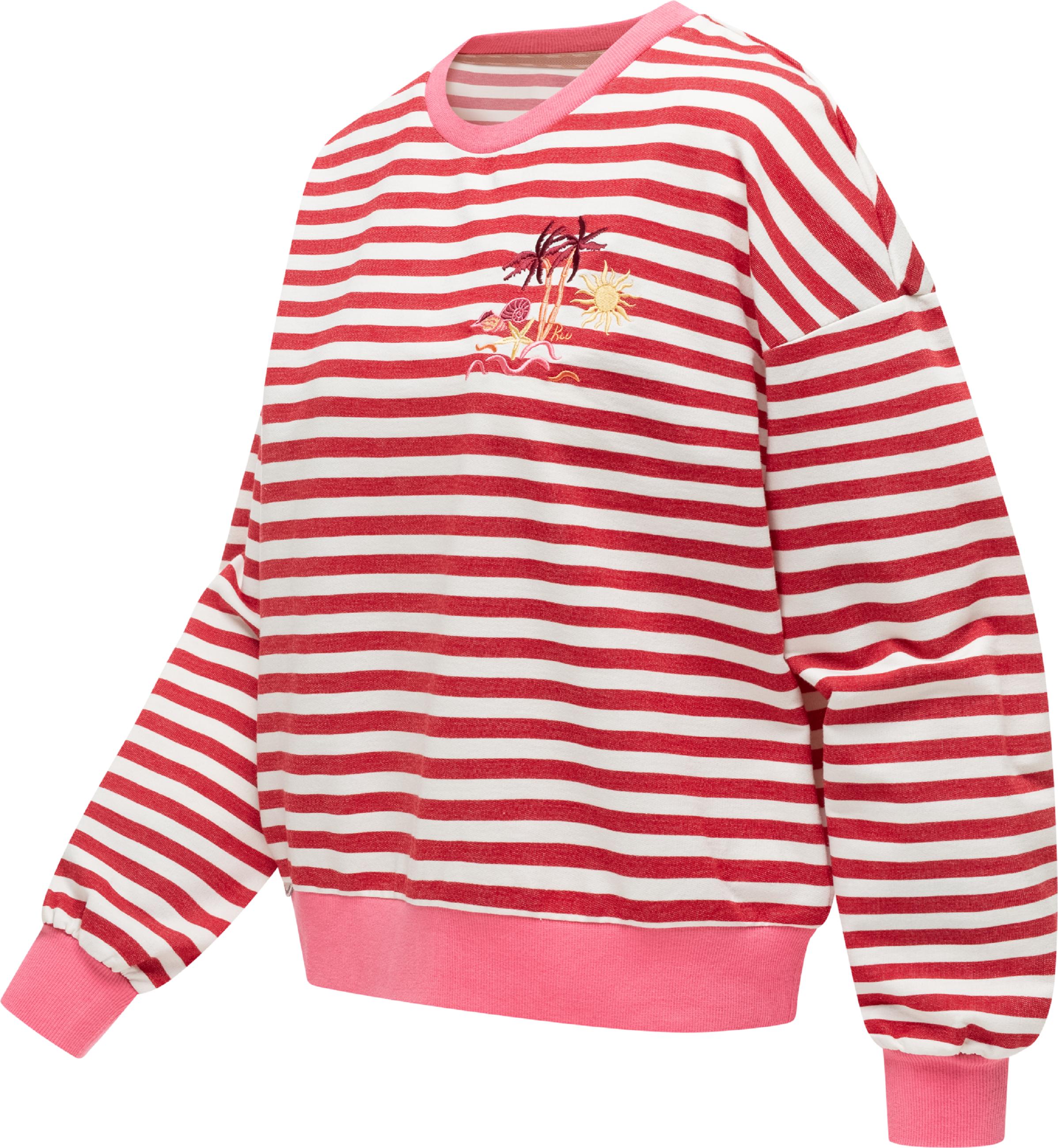 gestreiftes Sweatshirt "Wuss Stripes" Red