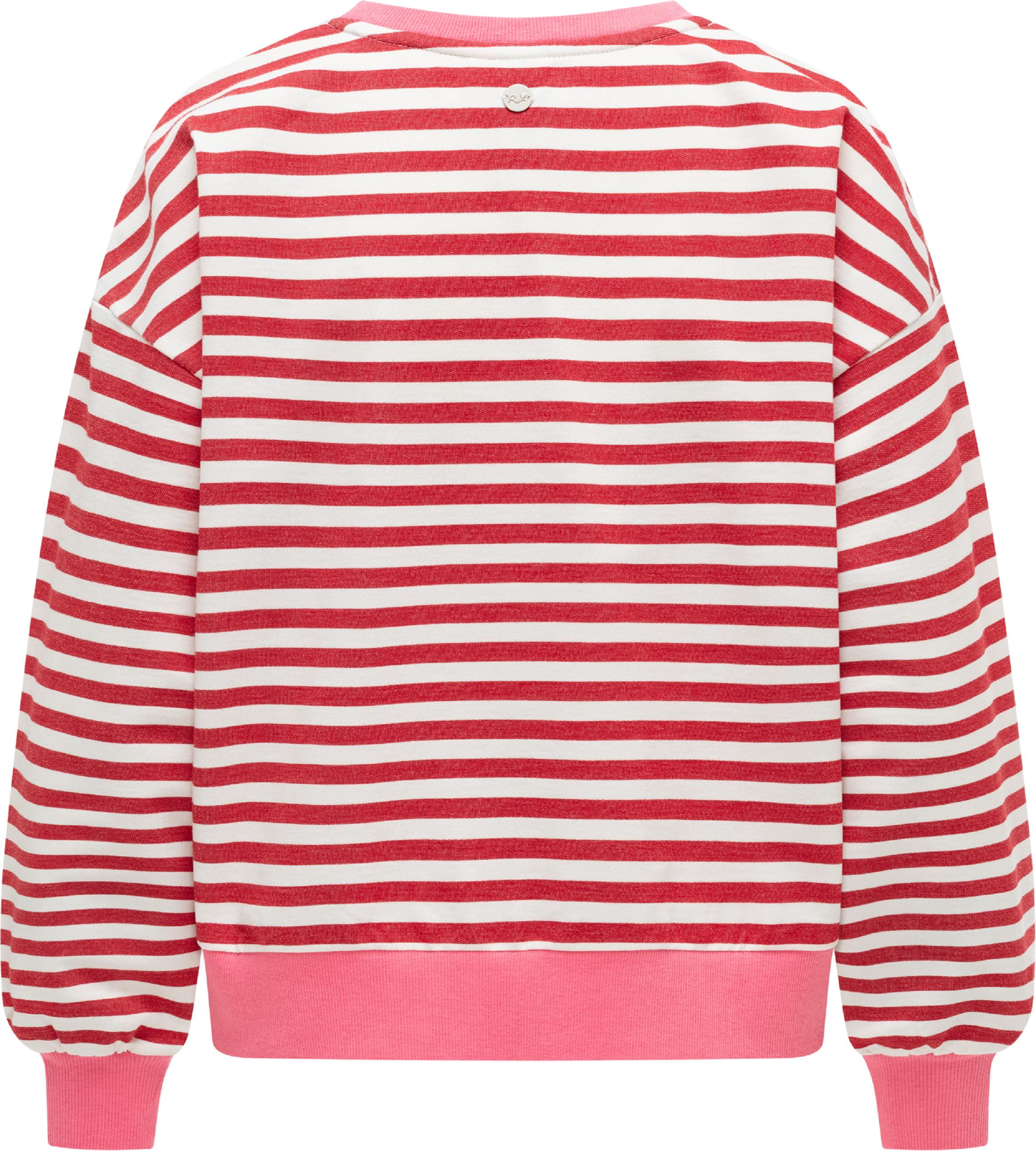 gestreiftes Sweatshirt "Wuss Stripes" Red