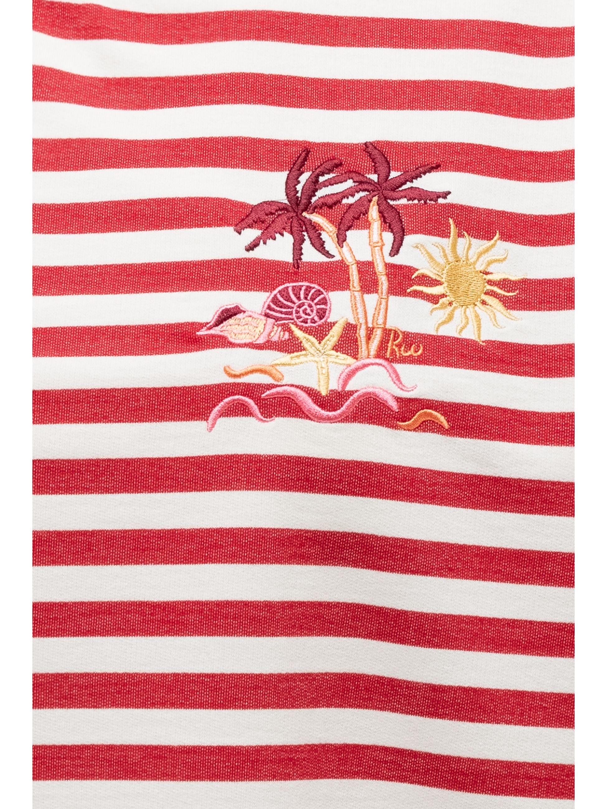 gestreiftes Sweatshirt "Wuss Stripes" Red