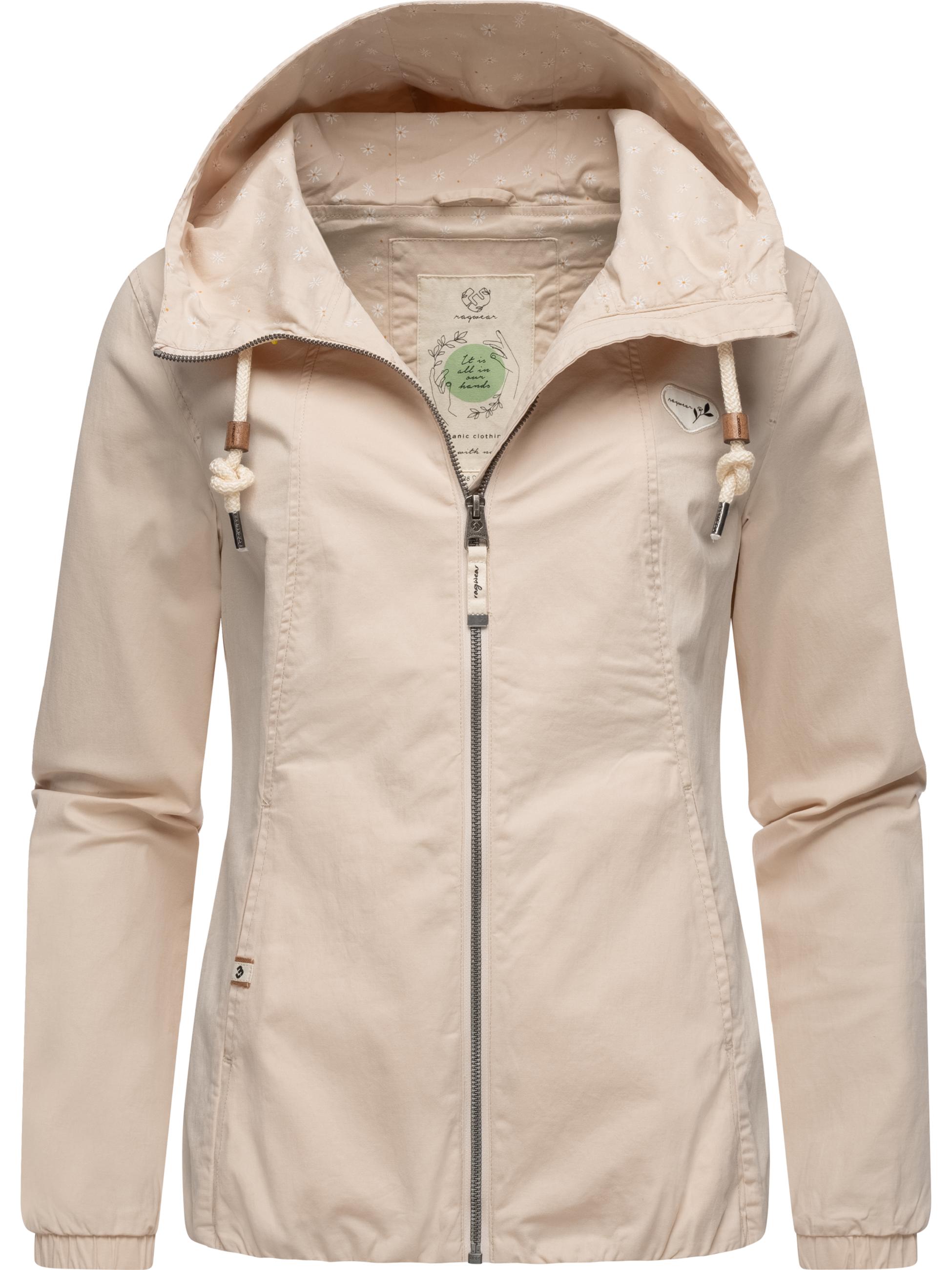 Leichte Übergangsjacke mit Kapuze "Wylma Organic" Beige