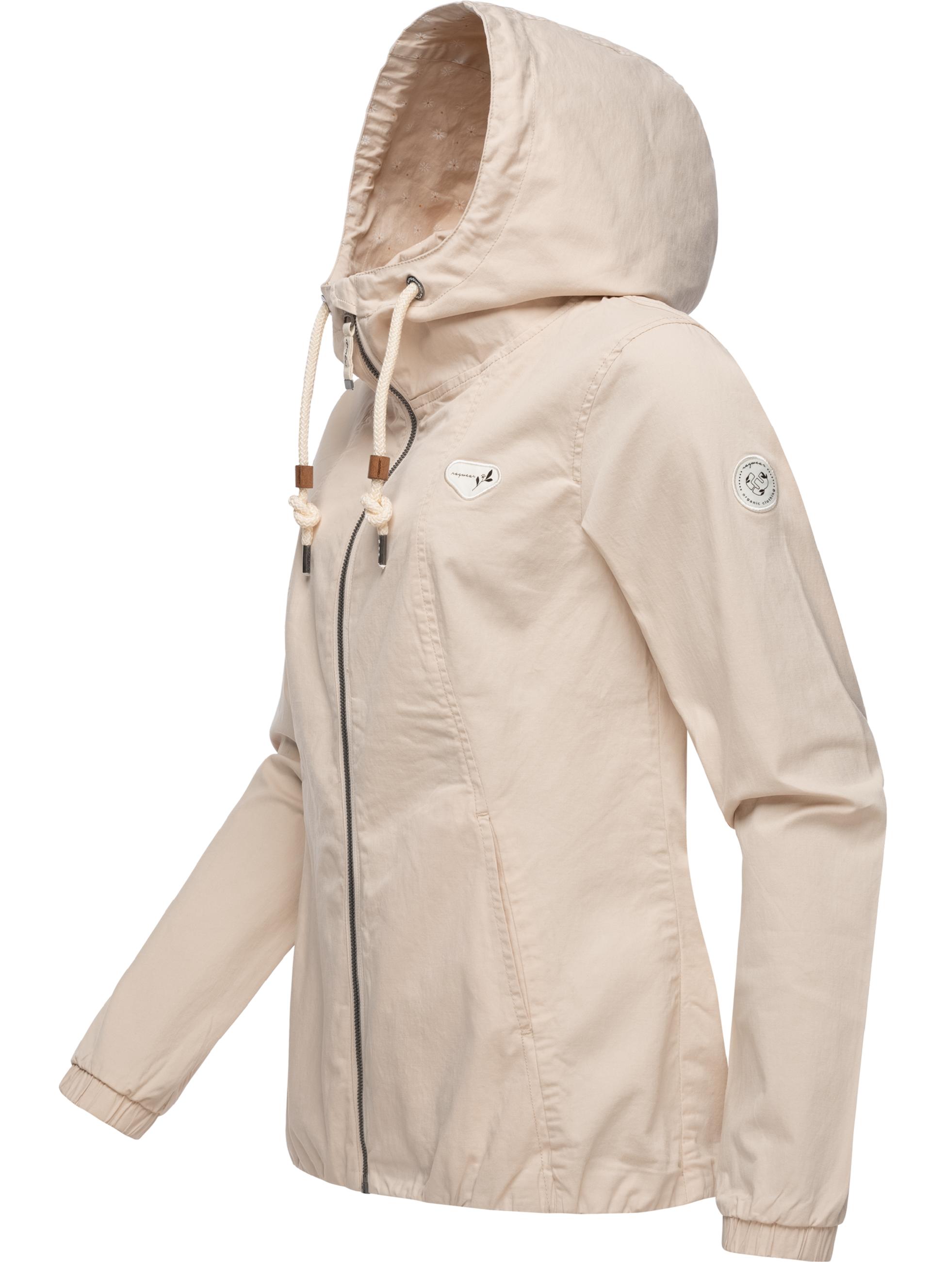 Leichte Übergangsjacke mit Kapuze "Wylma Organic" Beige