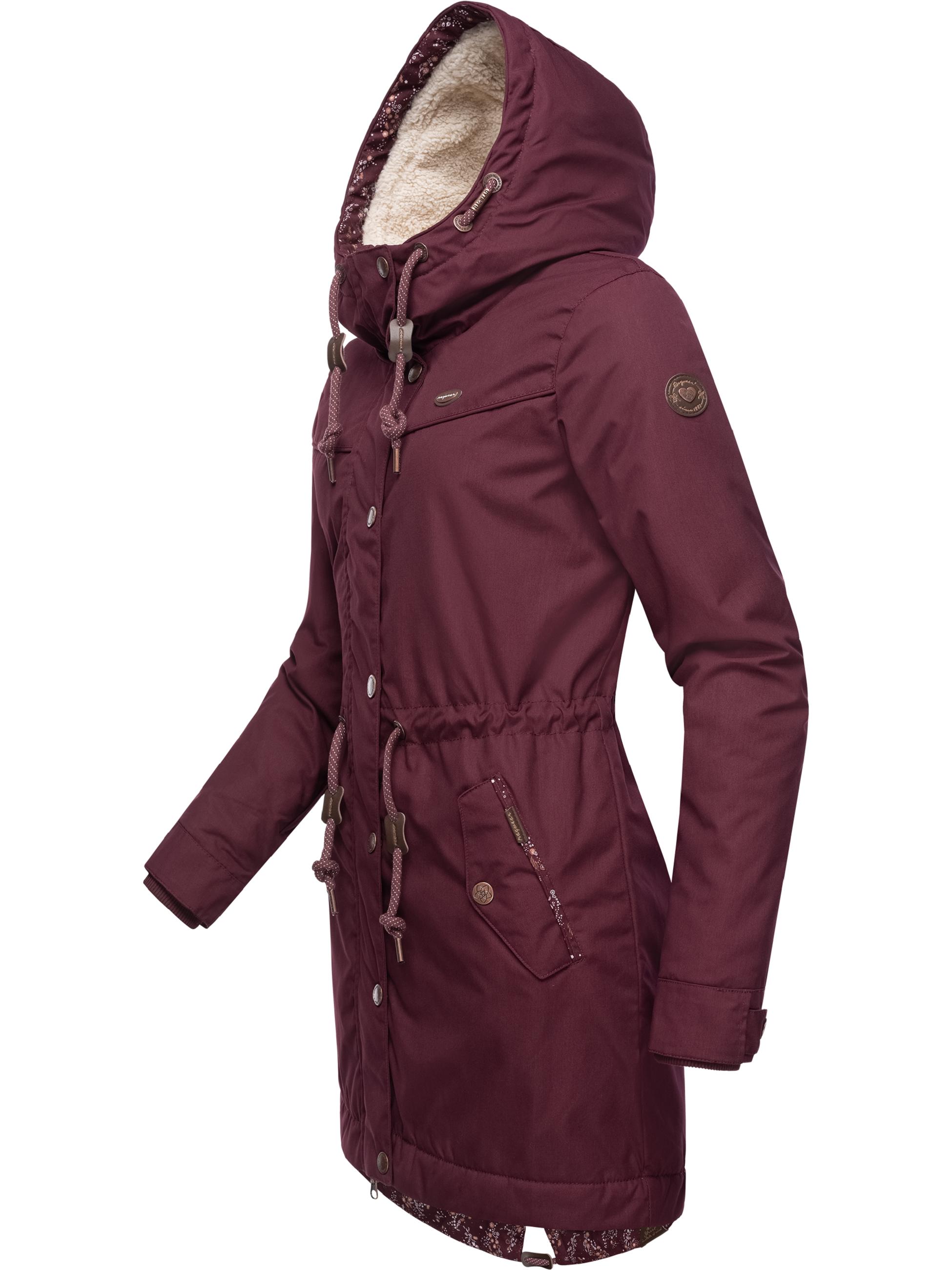 Winterparka mit Kapuze "YM-Canny" Wine Red22