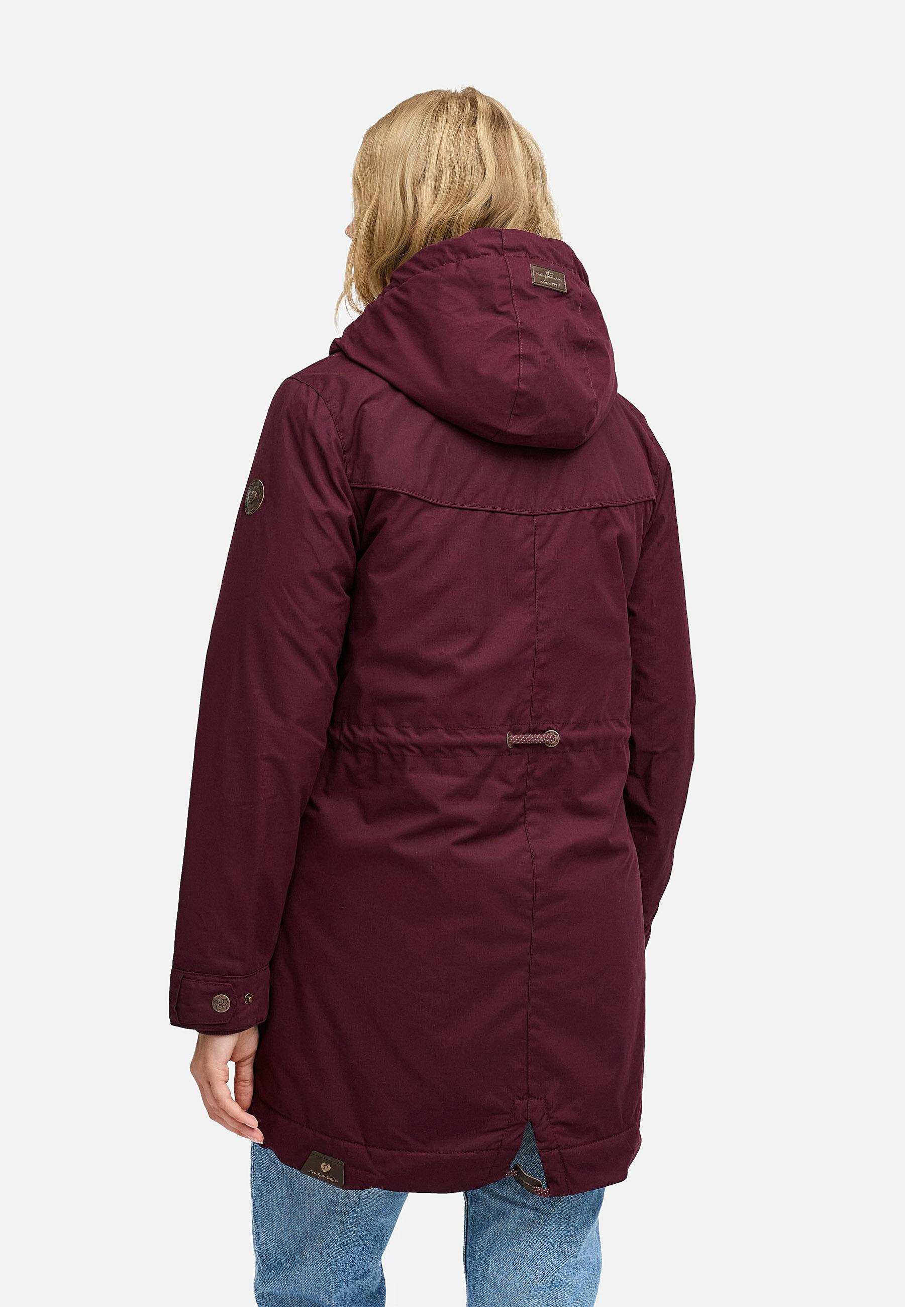 Winterparka mit Kapuze "YM-Canny" Wine Red22