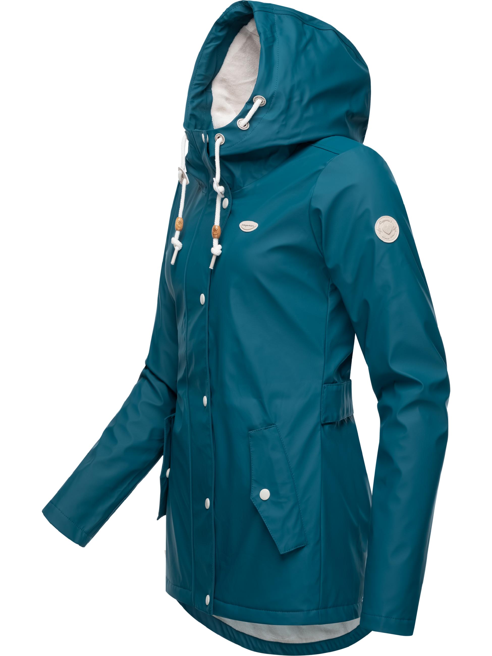 Regenjacke mit Kapuze "YM-Marge" Petrol22