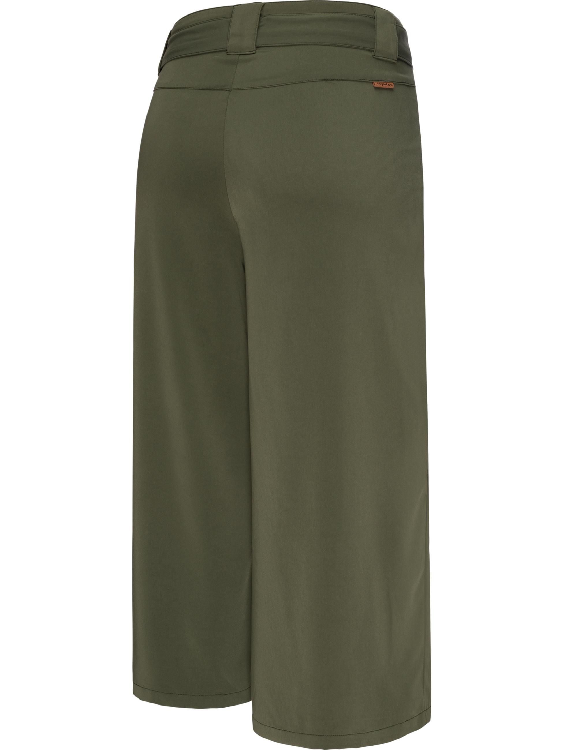 Luftige 3/4 Stoffhose "Yara" Dark Olive