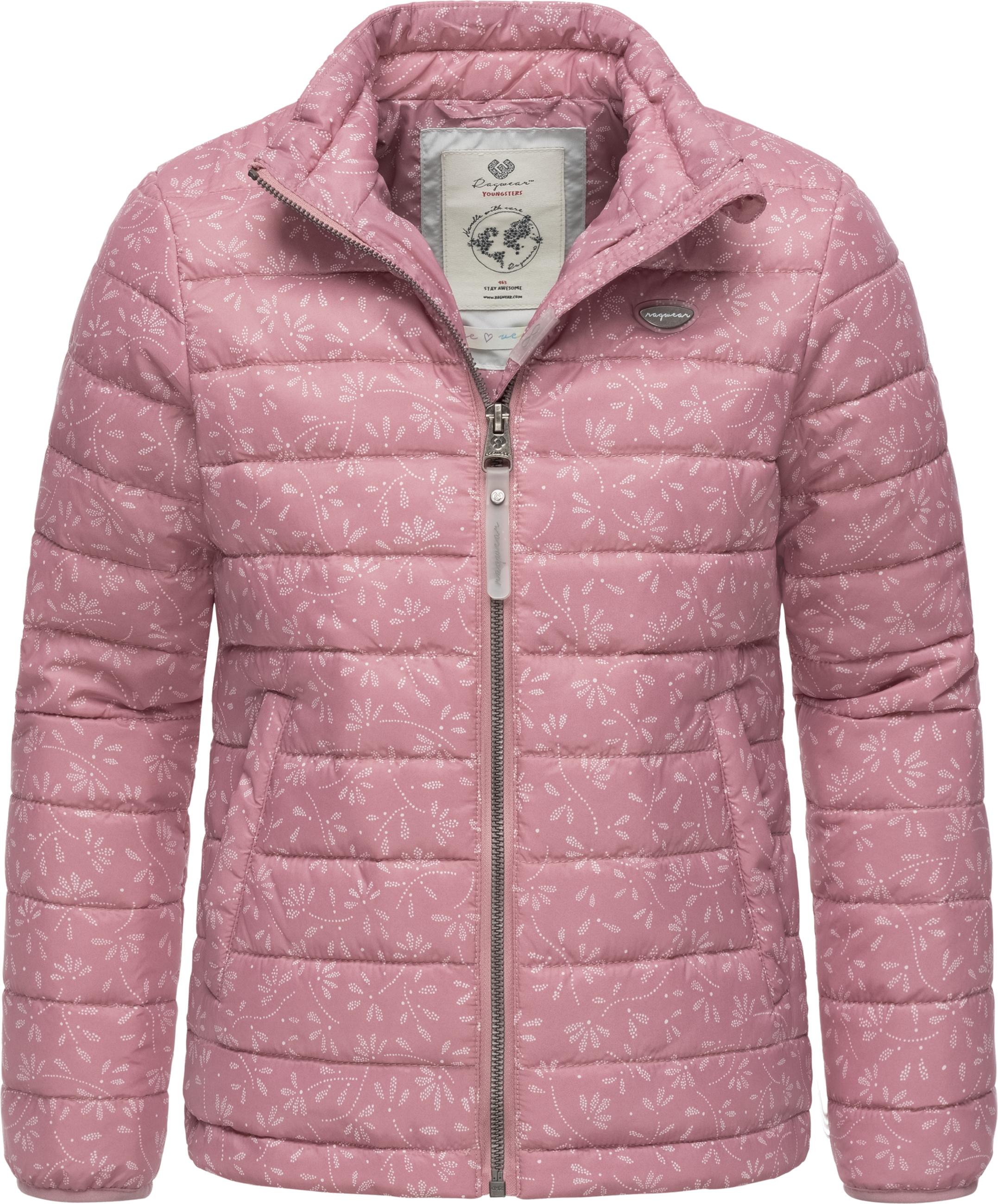 Leichte Steppjacke kurz "Yarca Bloom" Dusty Pink