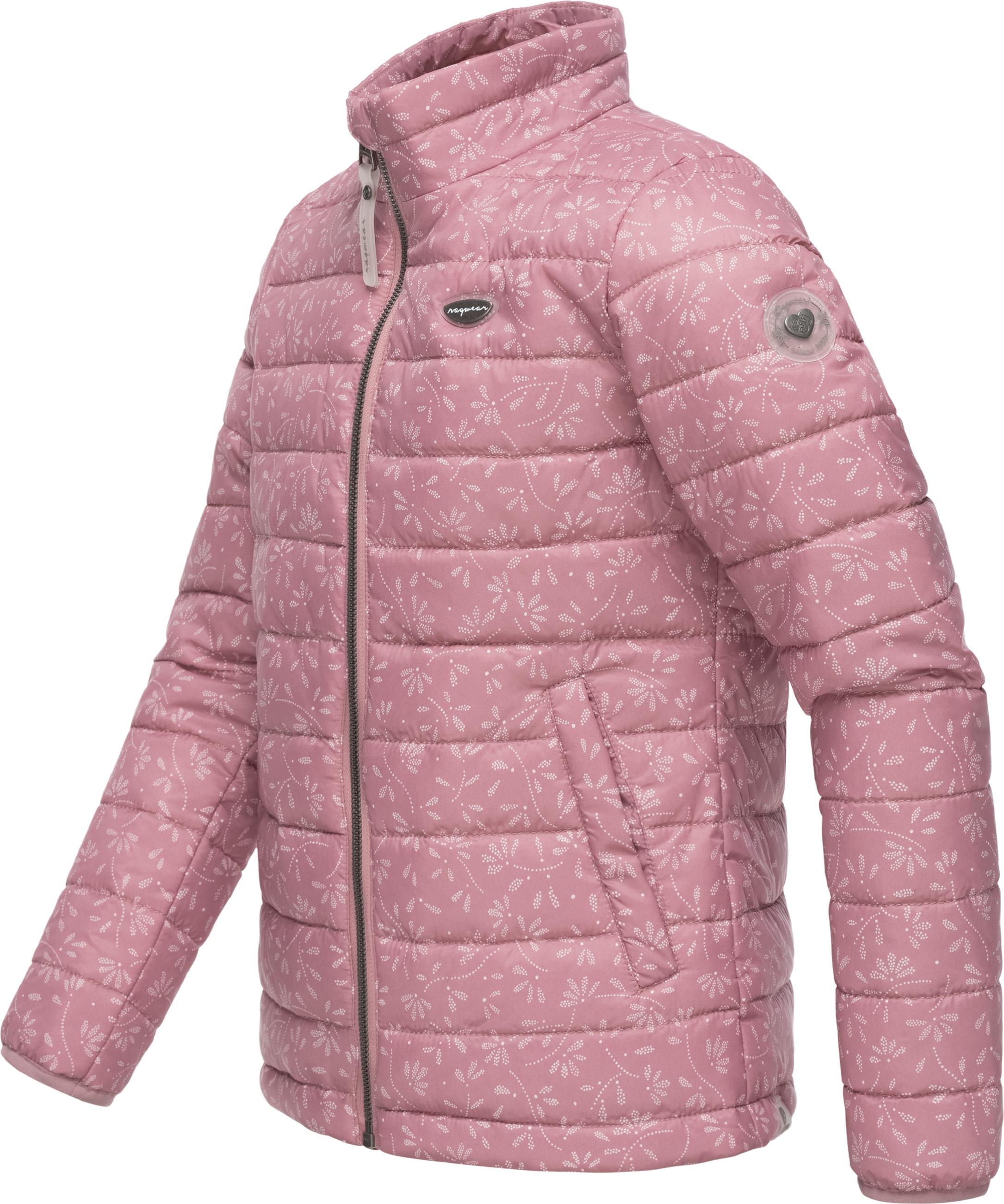 Leichte Steppjacke kurz "Yarca Bloom" Dusty Pink