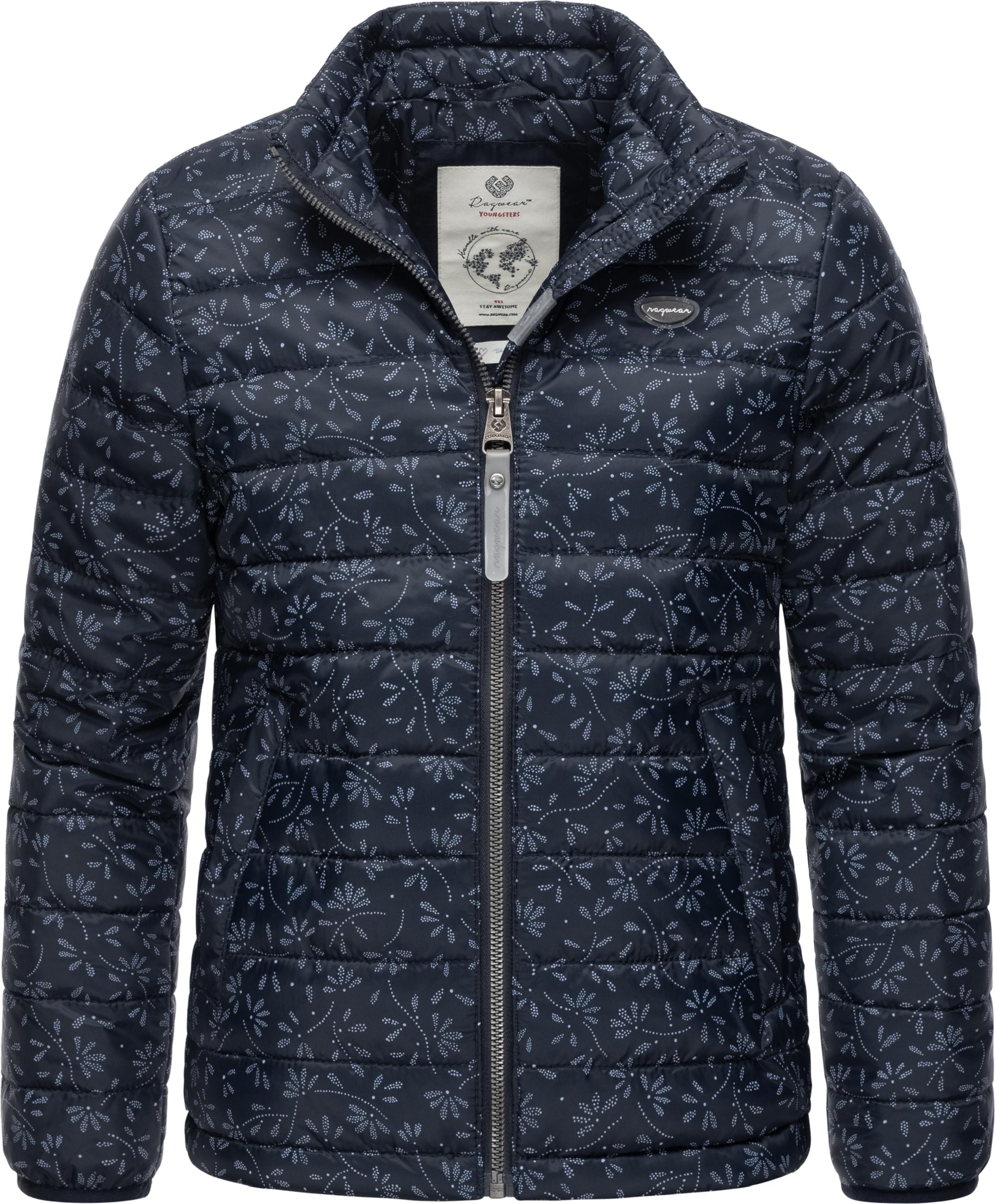 Leichte Steppjacke kurz "Yarca Bloom" Navy