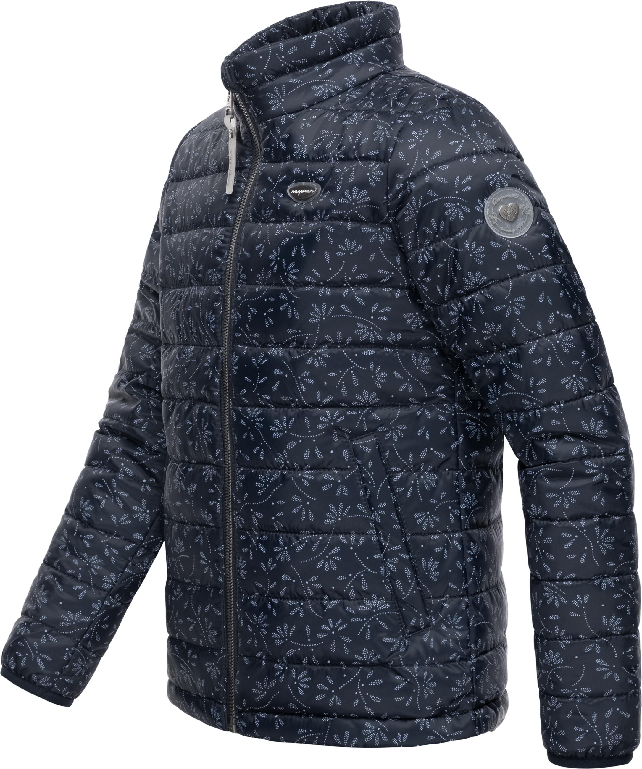 Leichte Steppjacke kurz "Yarca Bloom" Navy