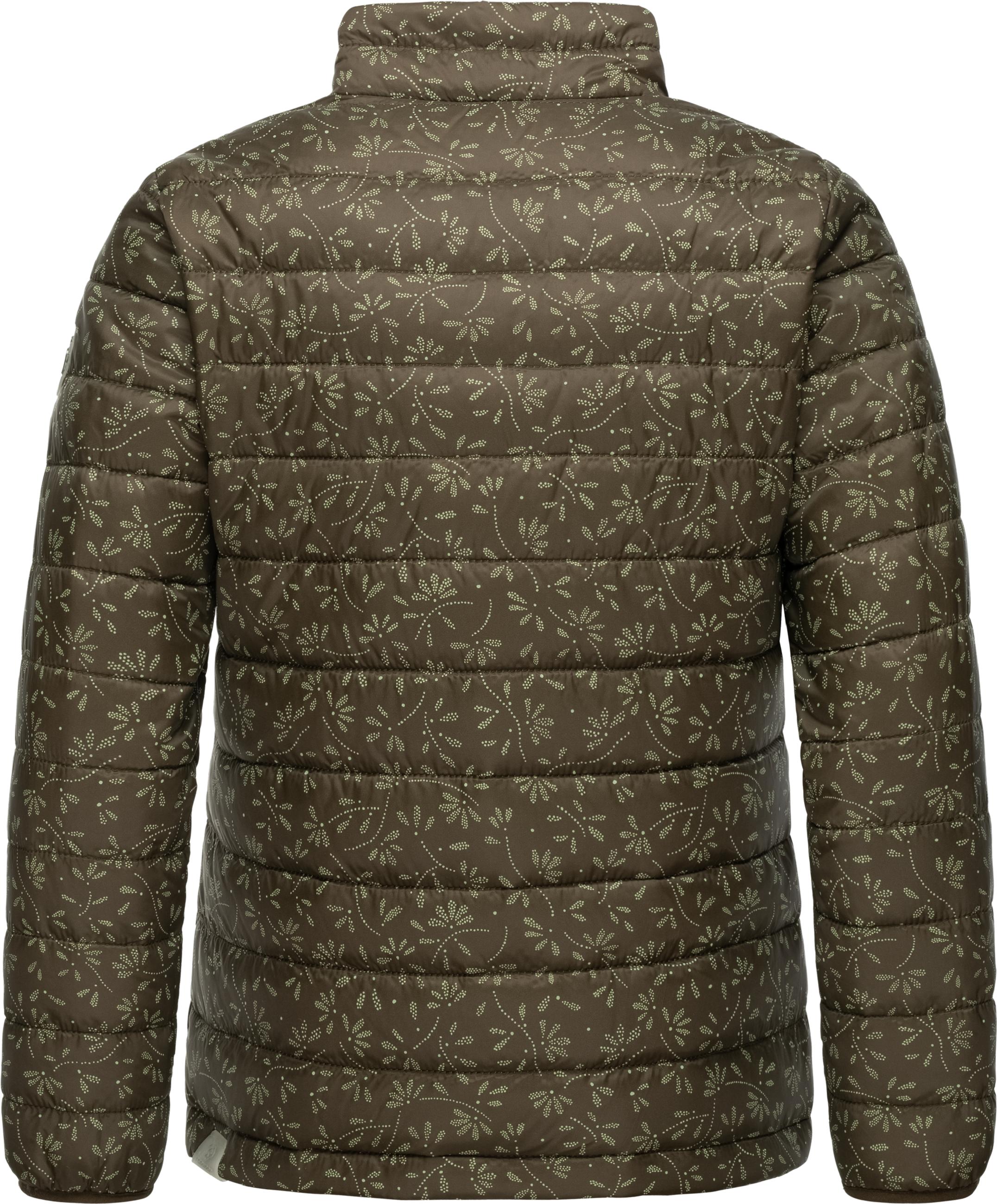 Leichte Steppjacke kurz "Yarca Bloom" Olive