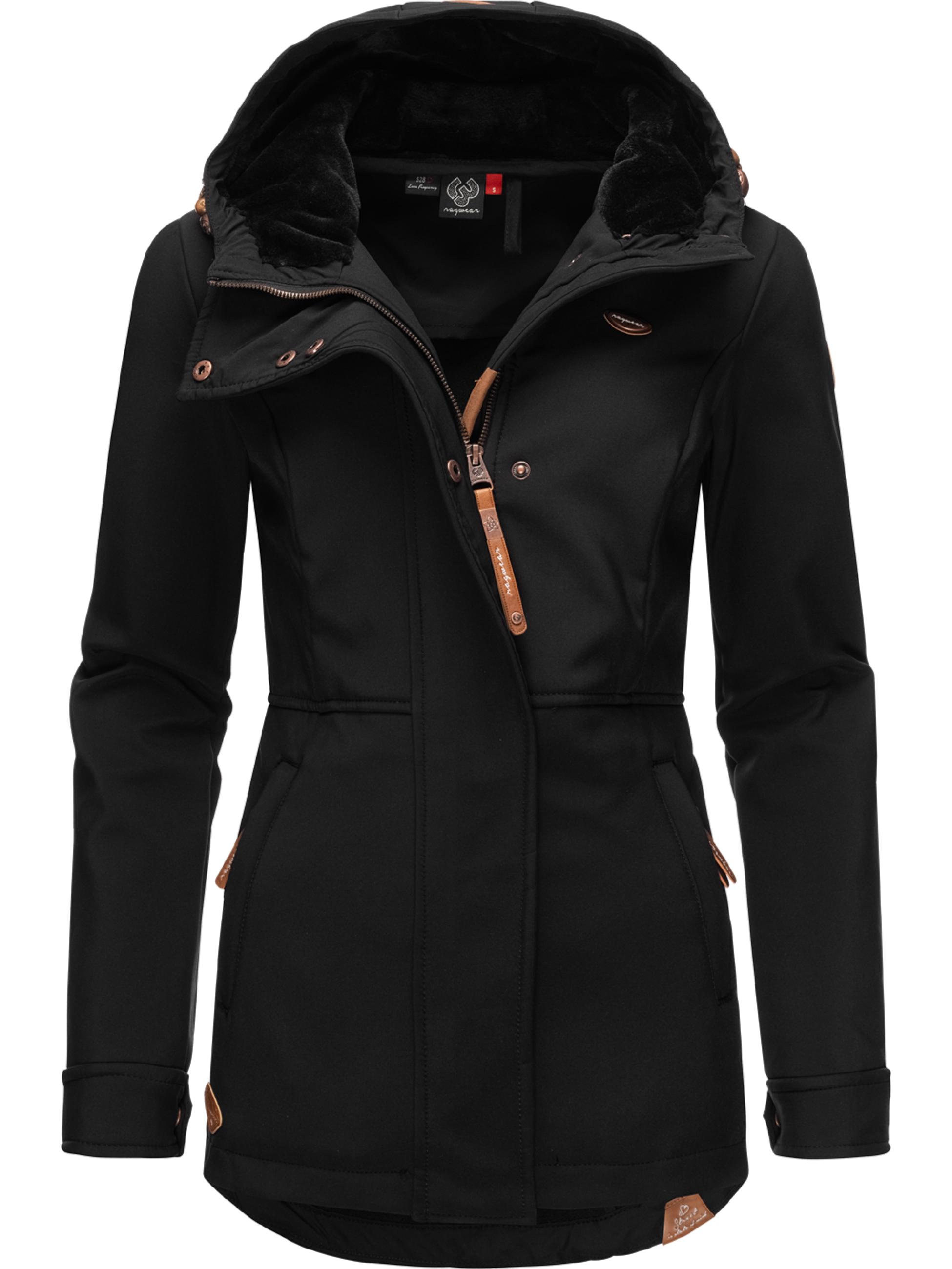 Winter Softshell-Jacke mit Kapuze "Yba" Black21