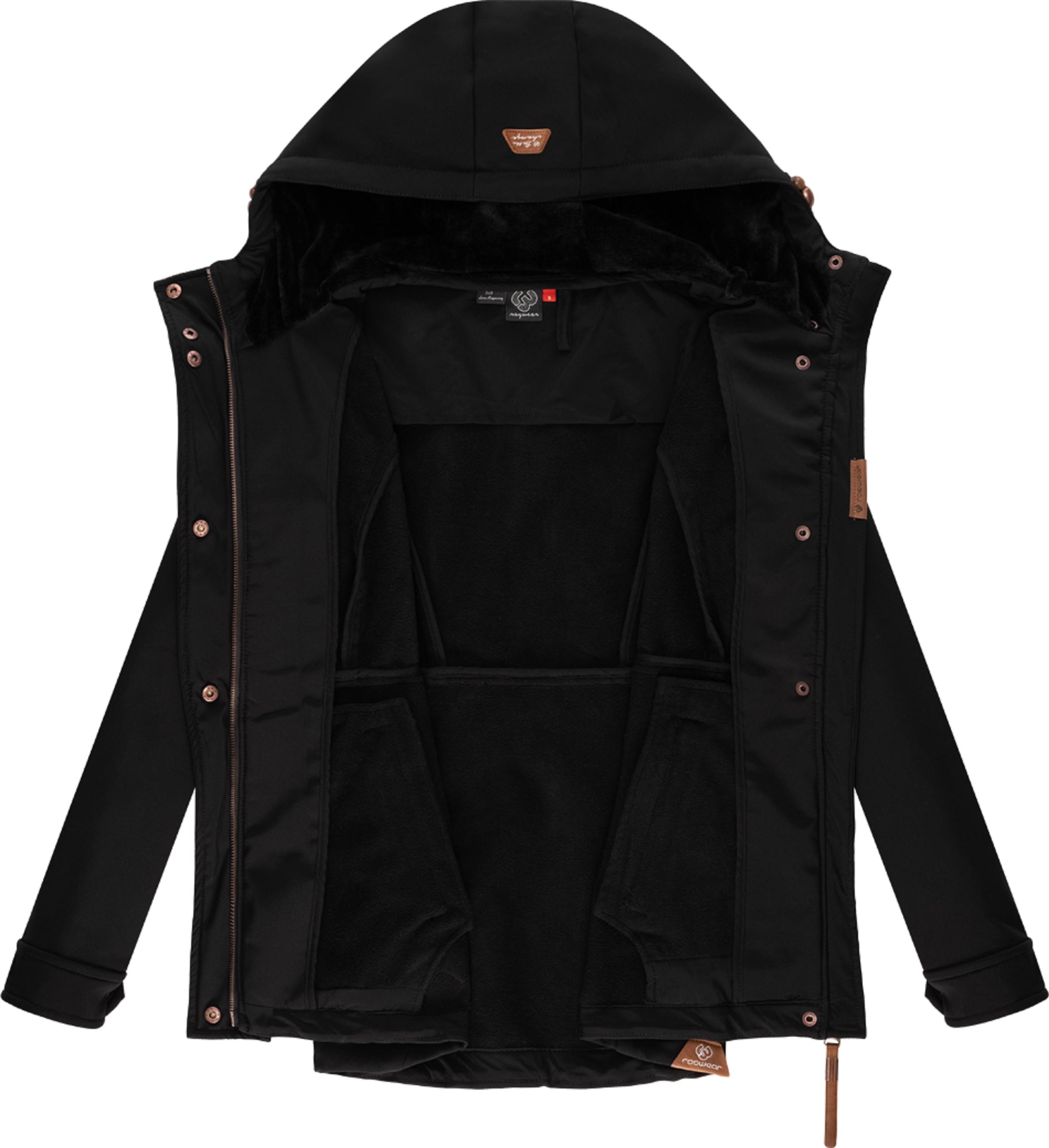 Winter Softshell-Jacke mit Kapuze "Yba" Black21