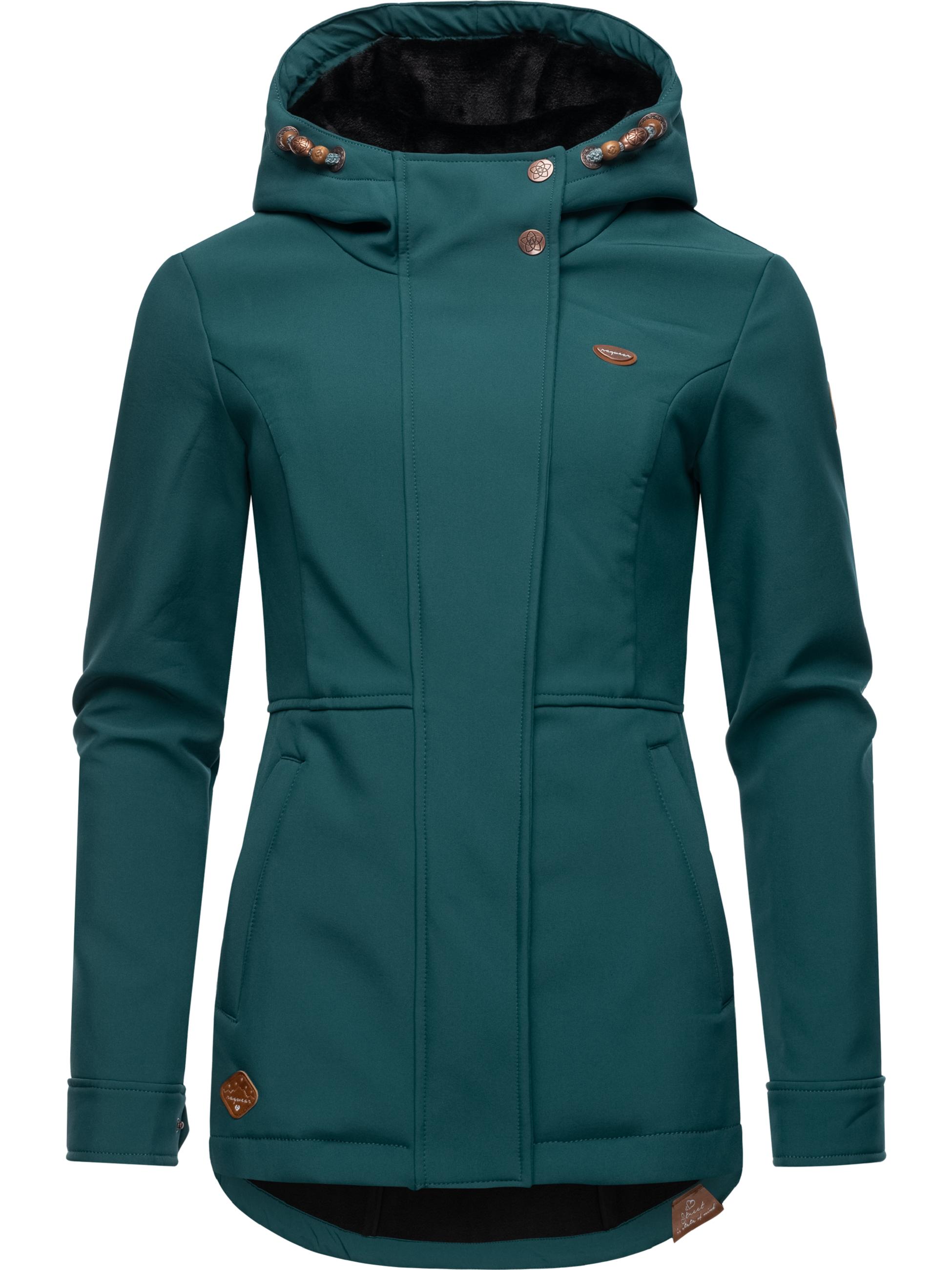 Winter Softshell-Jacke mit Kapuze "Yba" Dark Green22