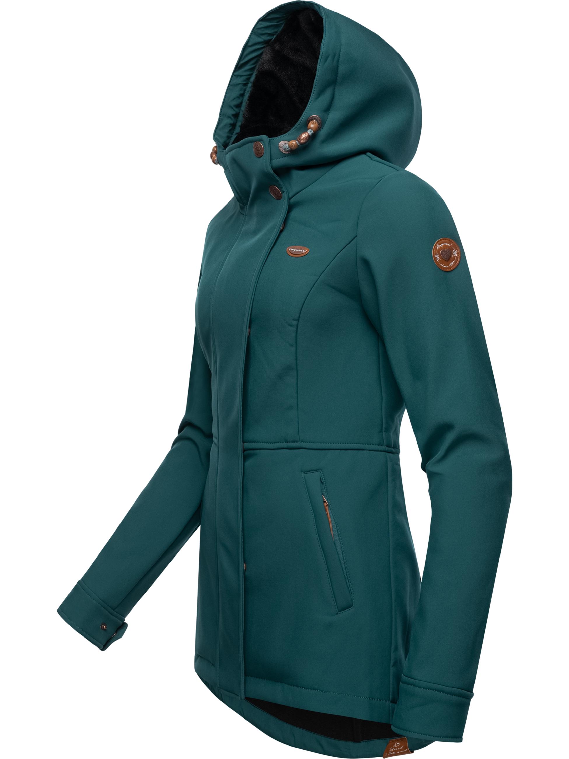 Winter Softshell-Jacke mit Kapuze "Yba" Dark Green22