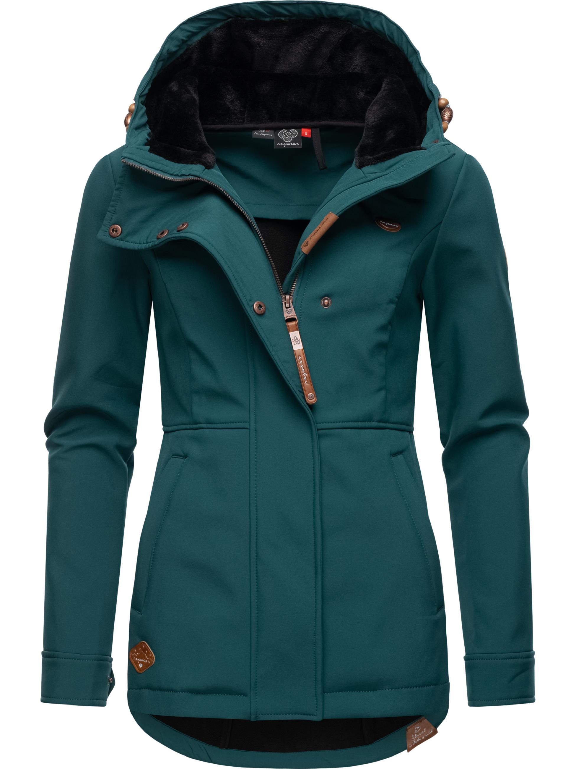 Winter Softshell-Jacke mit Kapuze "Yba" Dark Green22