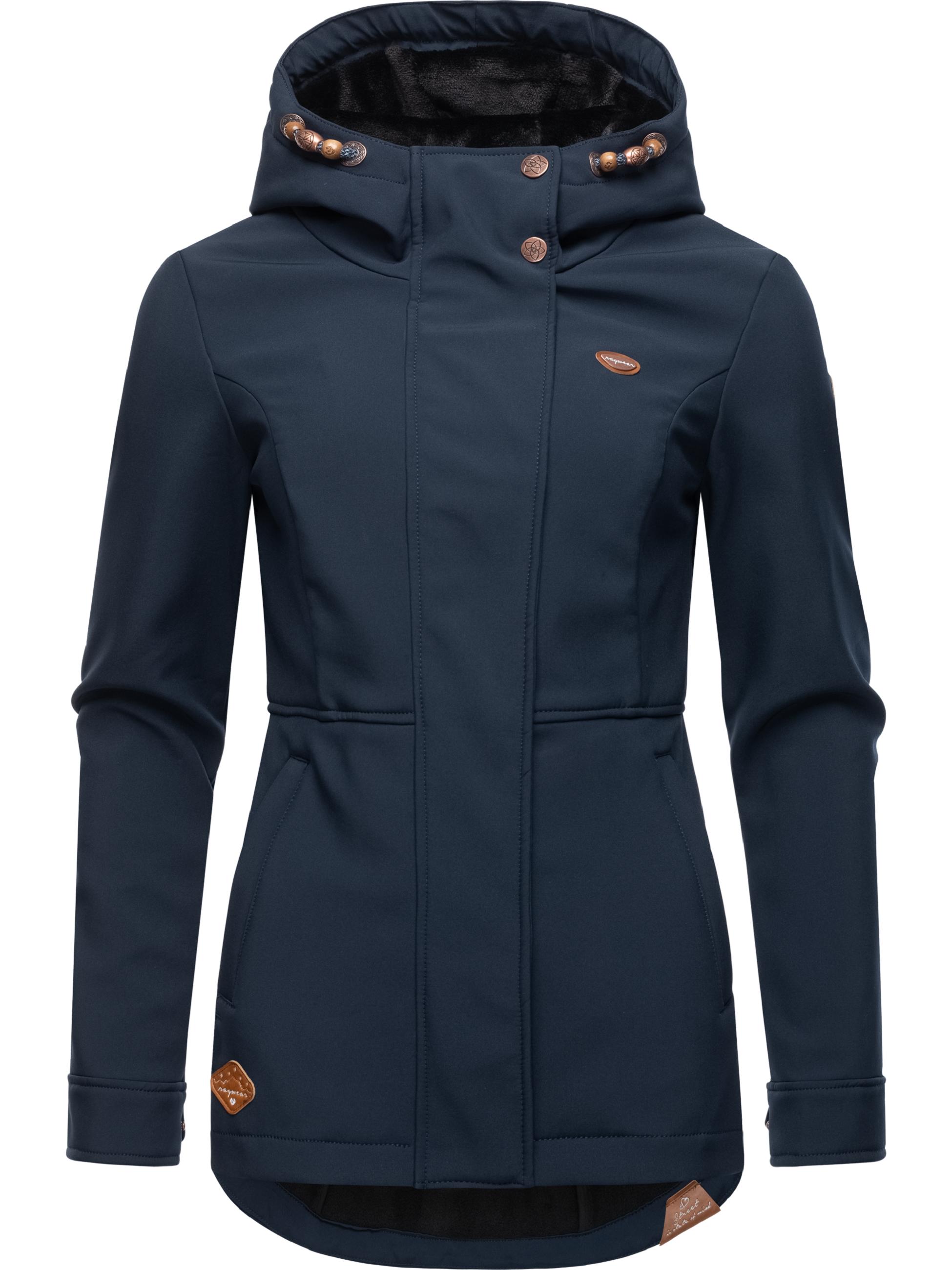 Winter Softshell-Jacke mit Kapuze "Yba" Navy22