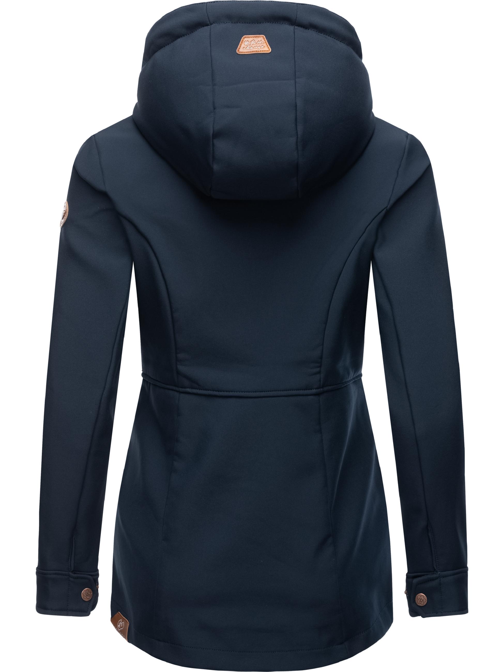 Winter Softshell-Jacke mit Kapuze "Yba" Navy22