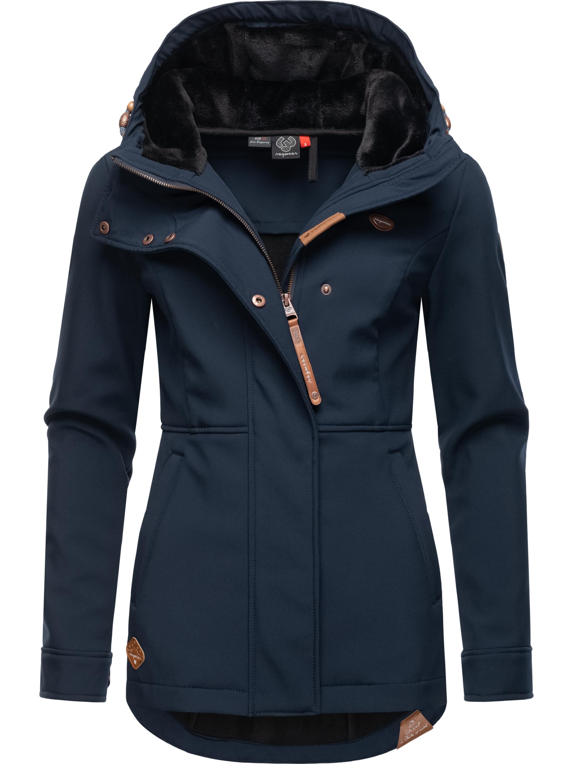 Winter Softshell-Jacke mit Kapuze "Yba" Navy22