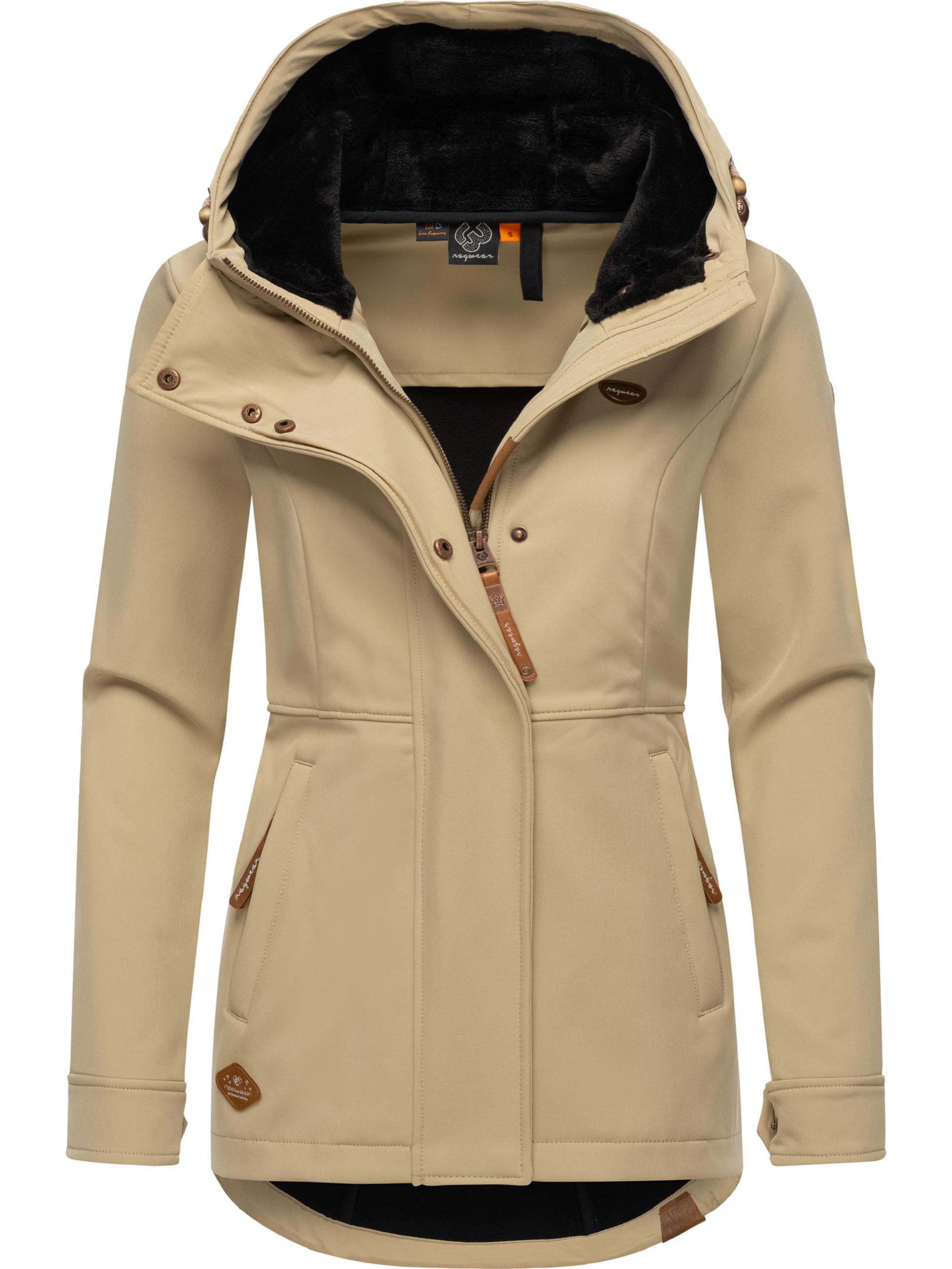 Winter Softshell-Jacke mit Kapuze "Yba" Taupe24