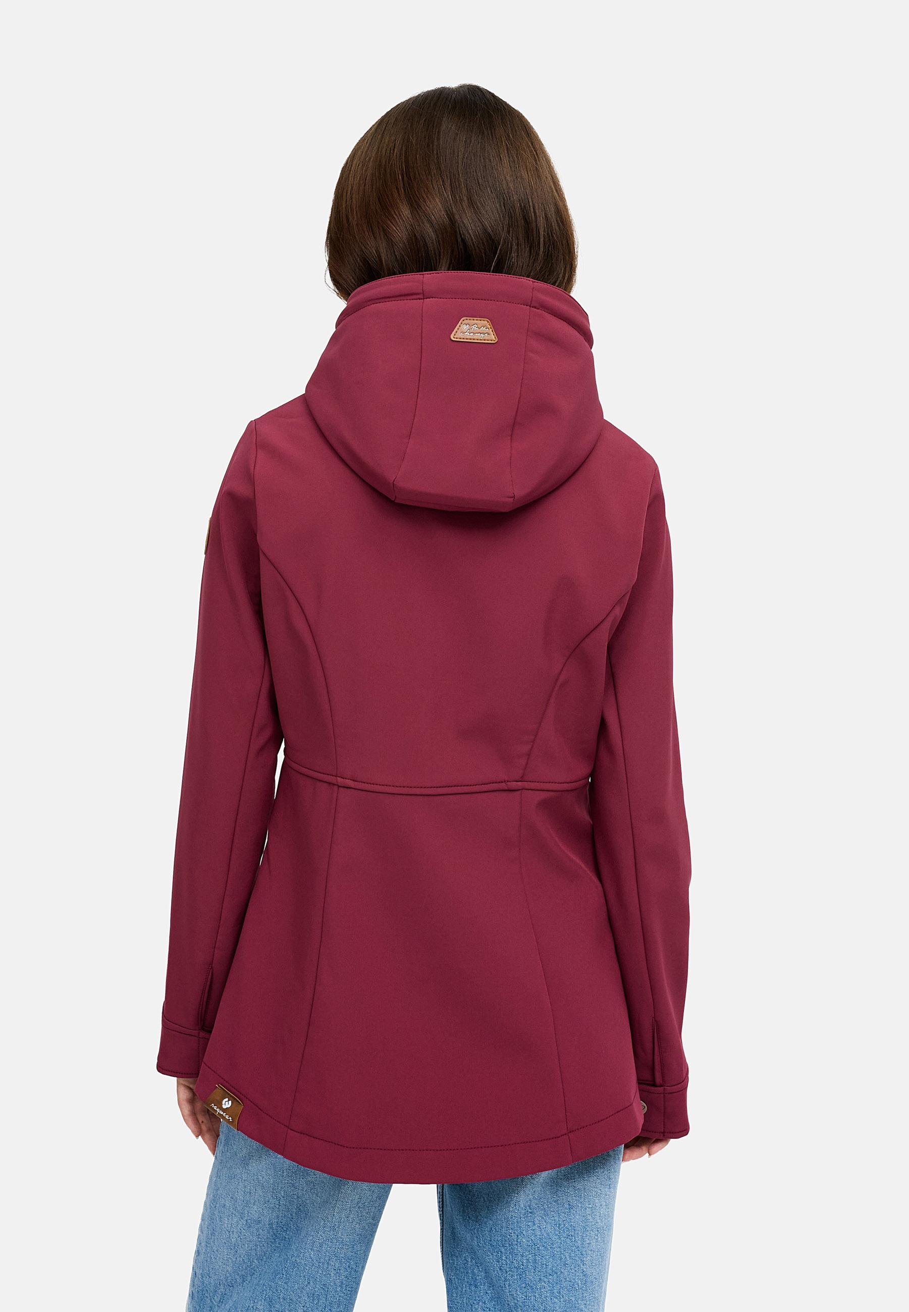 Winter Softshell-Jacke mit Kapuze "Yba" Wine25