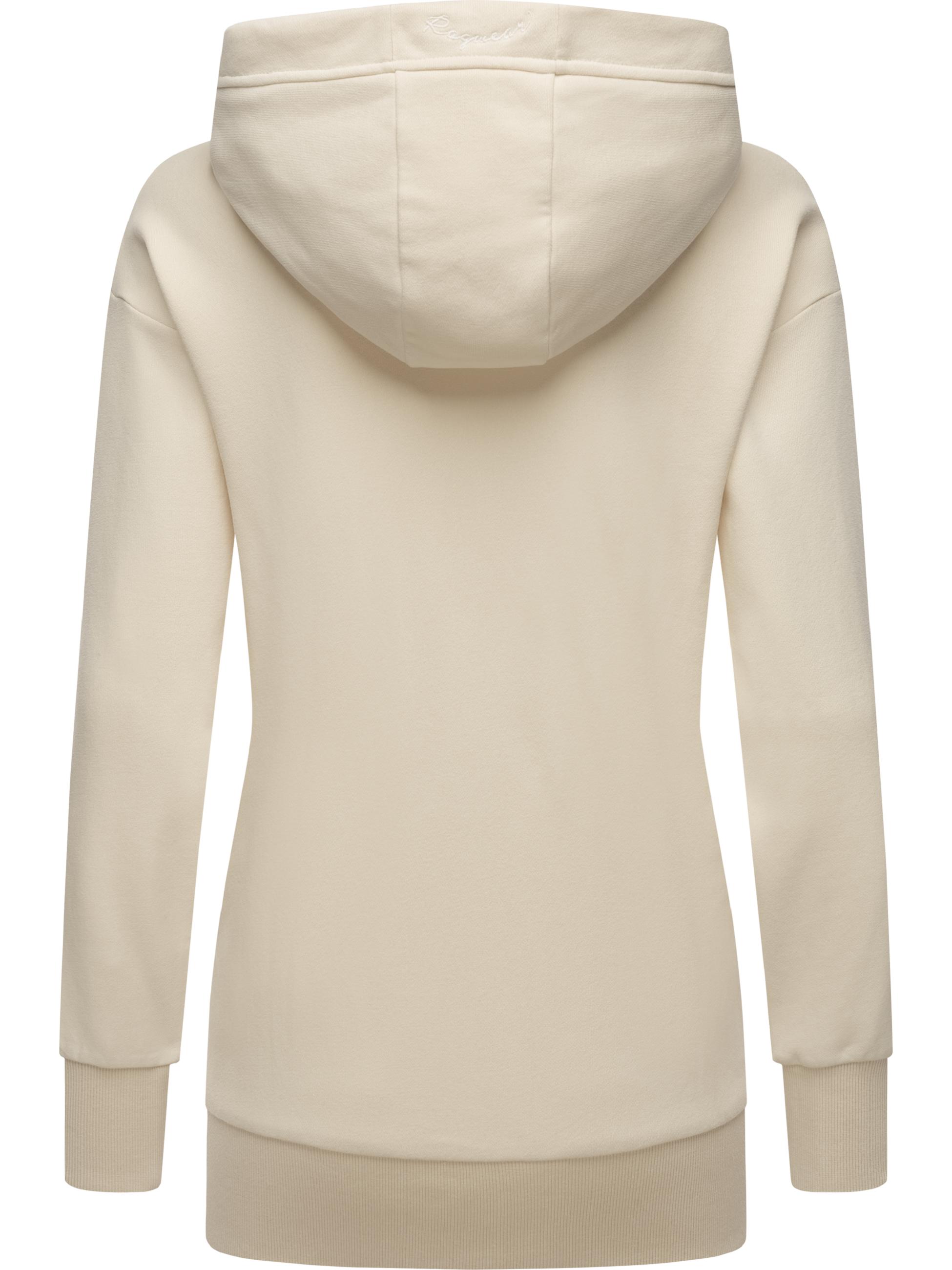 Kapuzenpullover mit hohem Kragen "Yodis" Beige