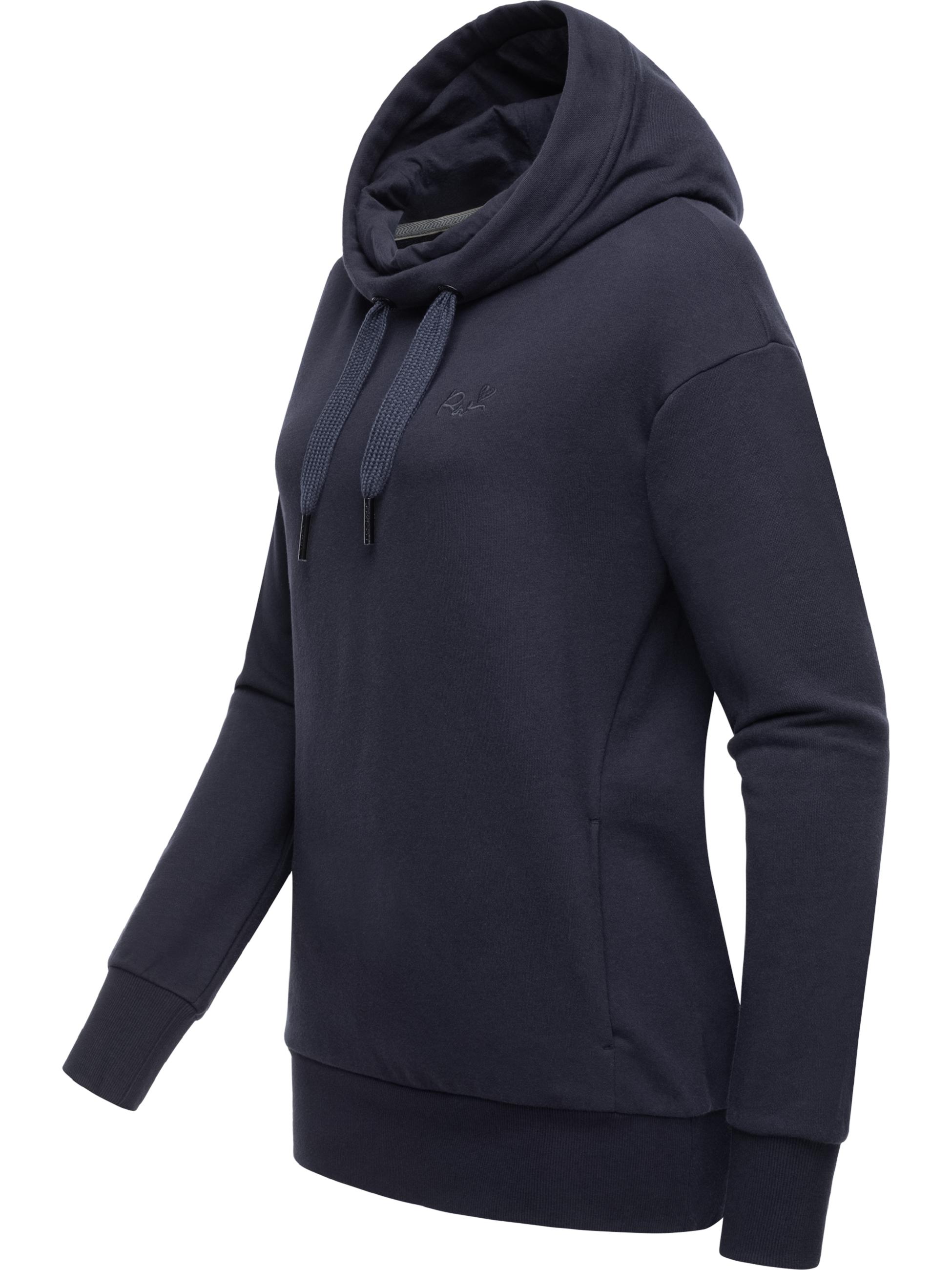 Kapuzenpullover mit hohem Kragen "Yodis" Navy