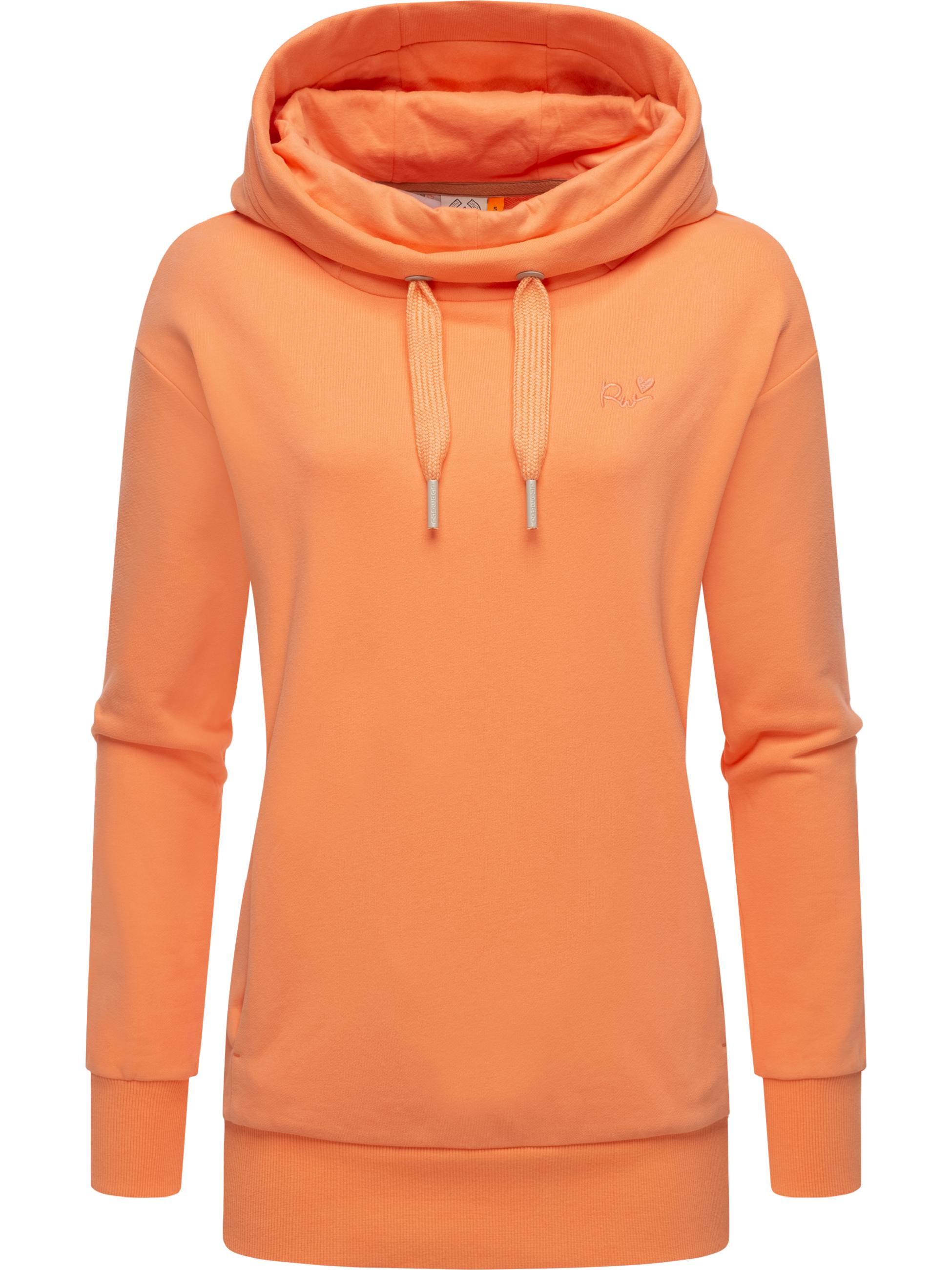 Kapuzenpullover mit hohem Kragen "Yodis" Peach