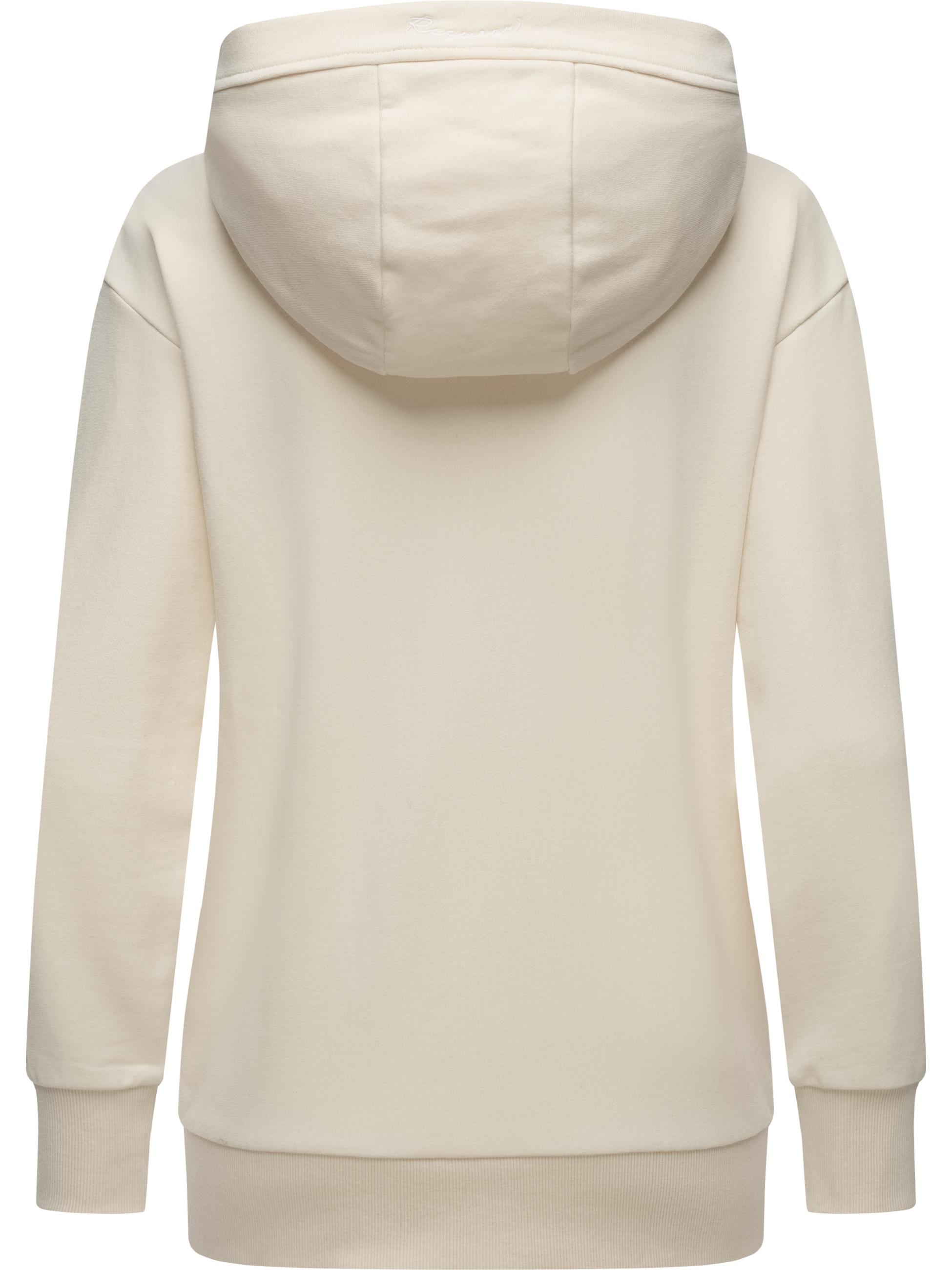 Weiche Kapuzensweatjacke "Yodis Zip" Beige