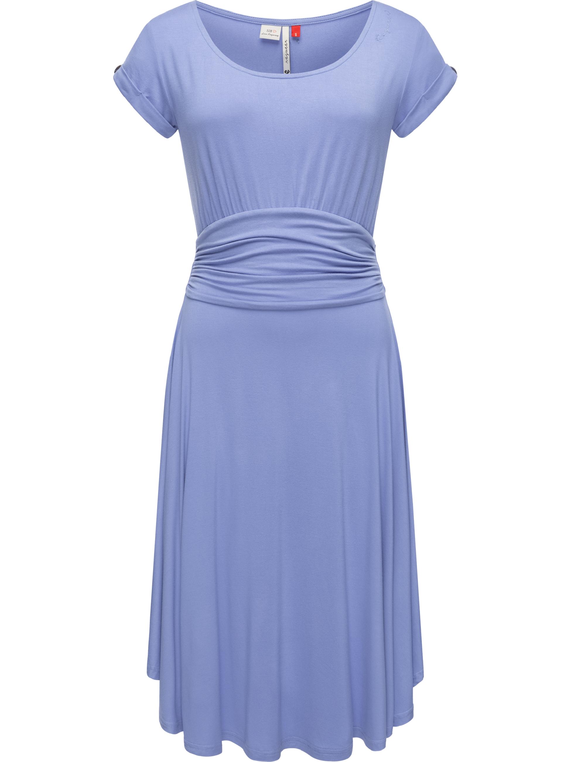 Kurzarm-Kleid "Yvone Solid" Blue