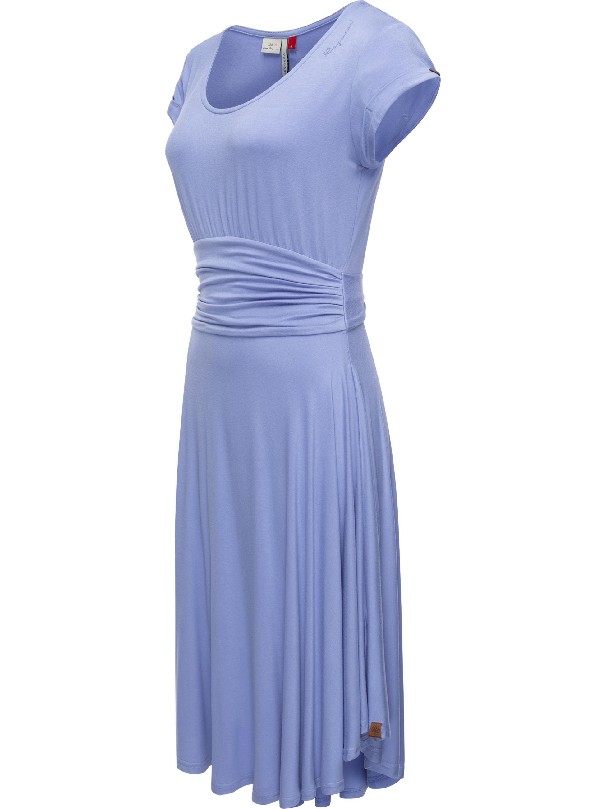 Kurzarm-Kleid "Yvone Solid" Blue