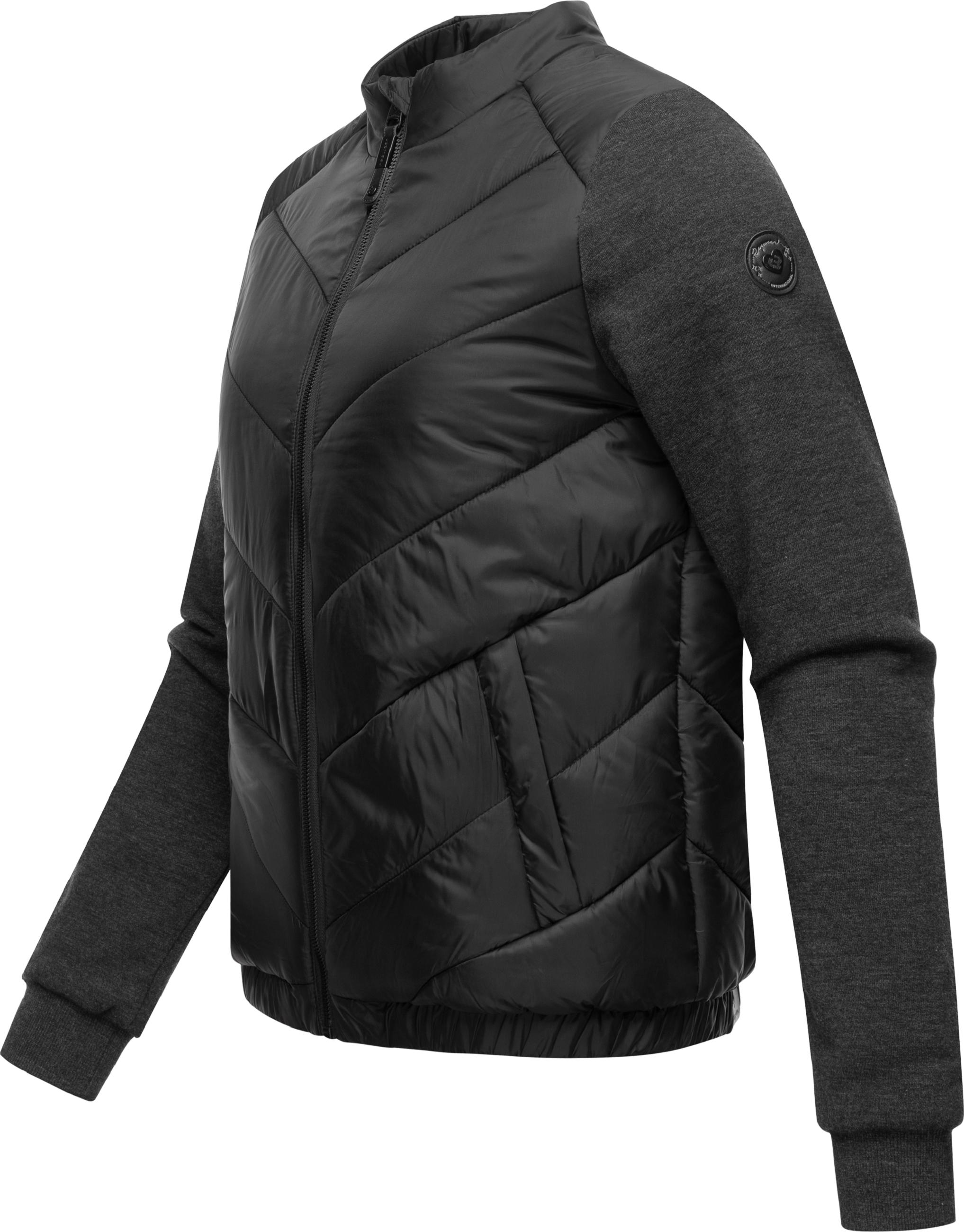 Leichte Steppjacke mit weichen Ärmeln "Zabava" Black