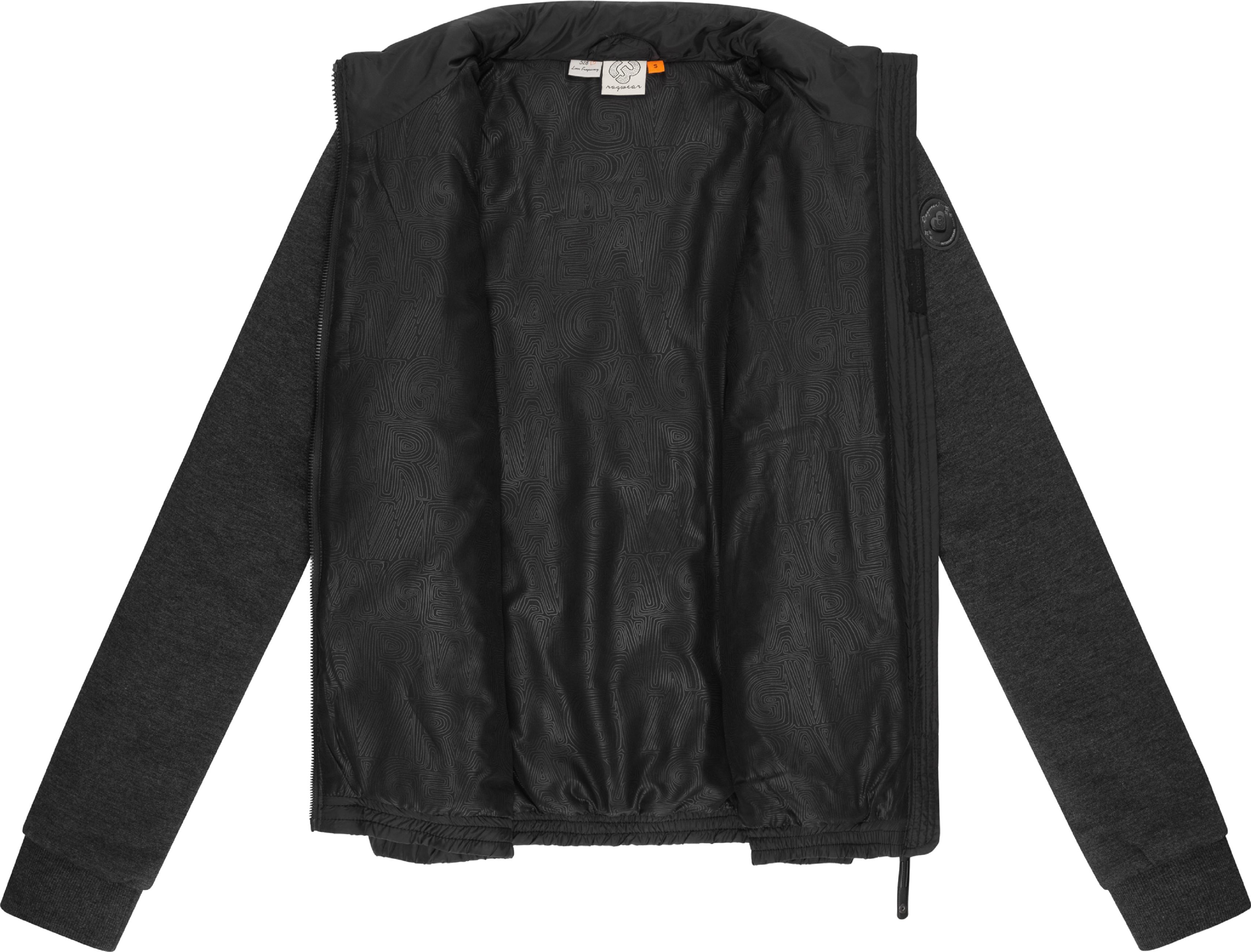 Leichte Steppjacke mit weichen Ärmeln "Zabava" Black