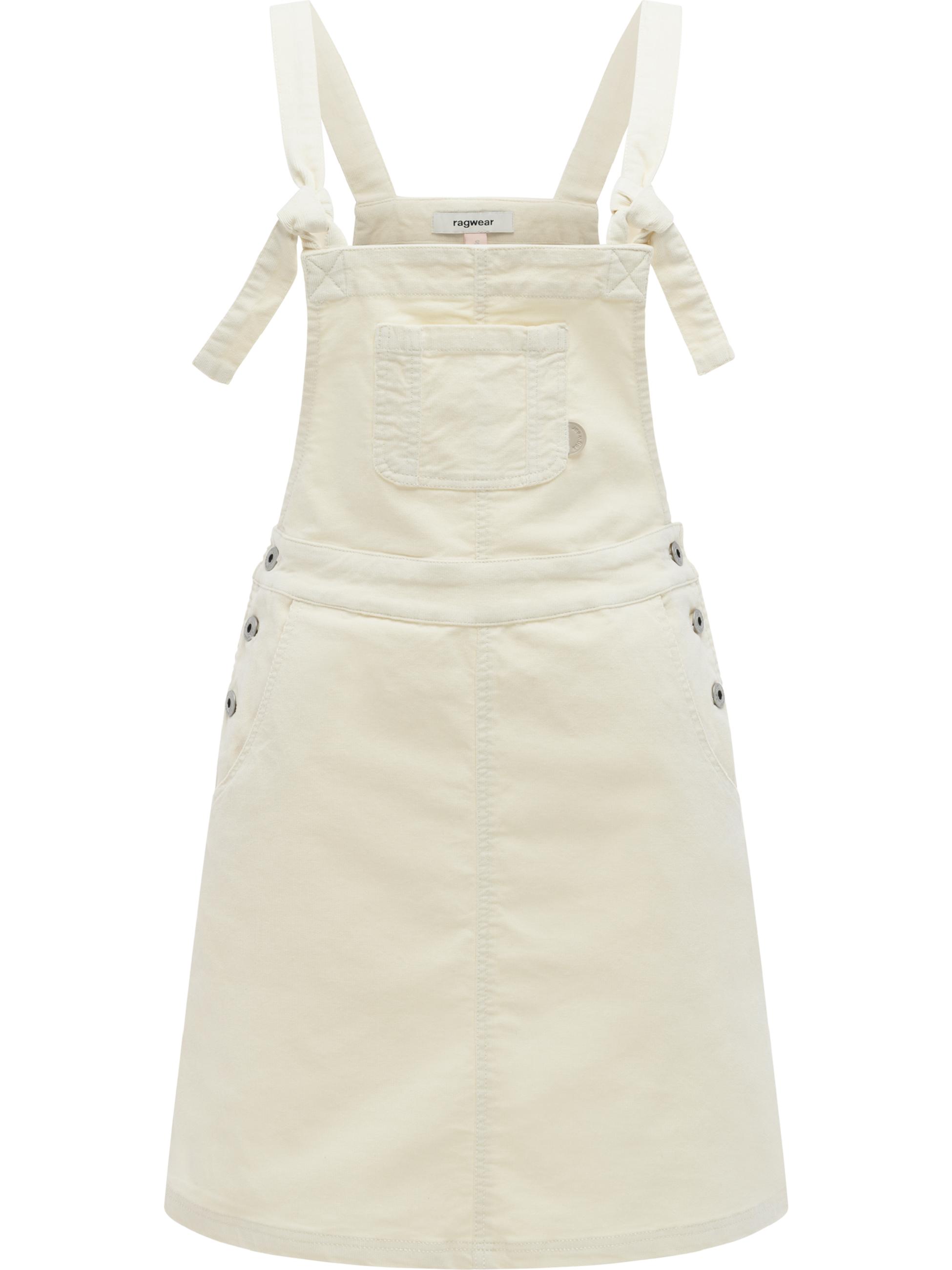 Latzkleid aus Babycord-Material "Zekke Cordy" Ivory