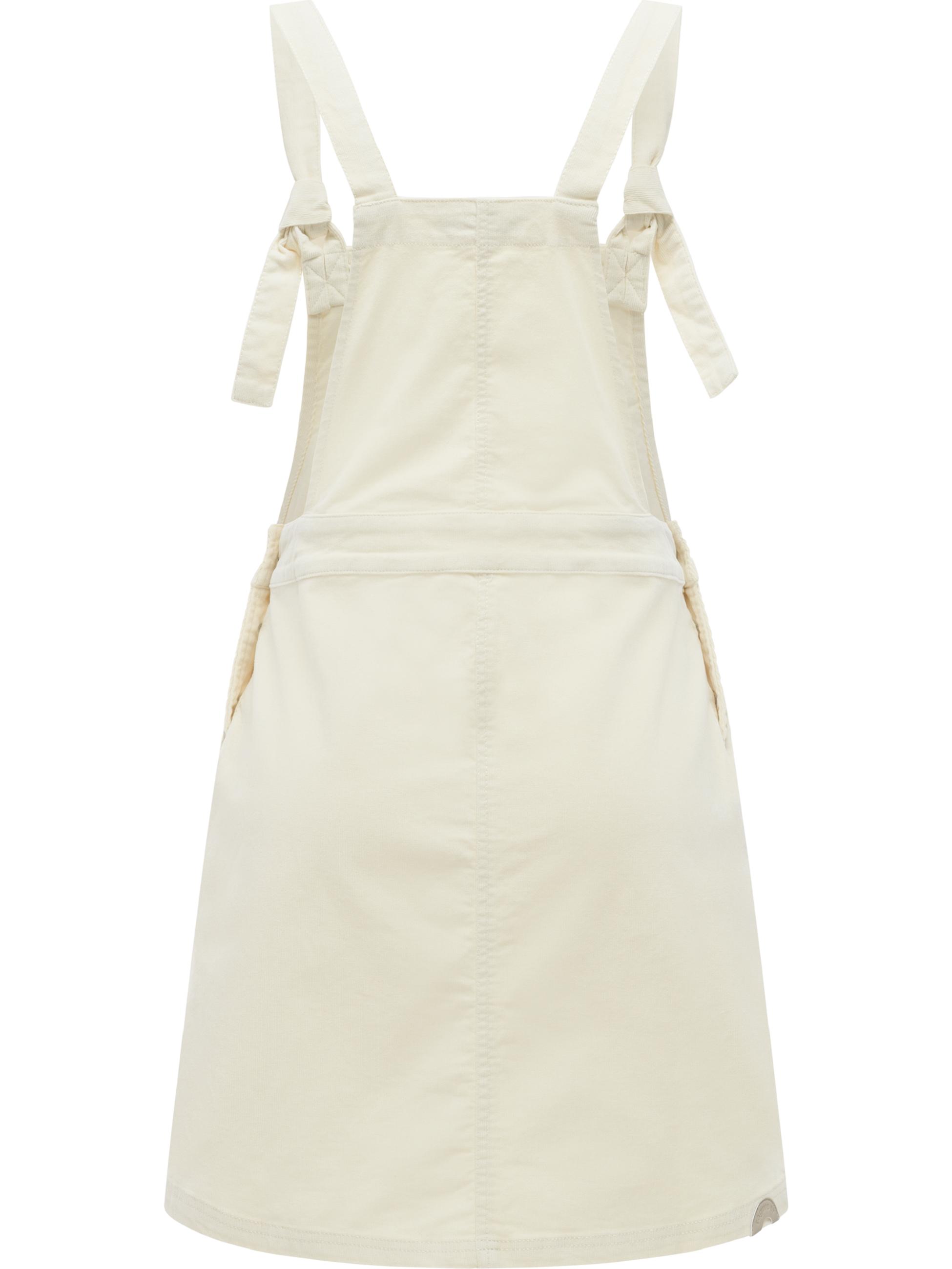 Latzkleid aus Babycord-Material "Zekke Cordy" Ivory