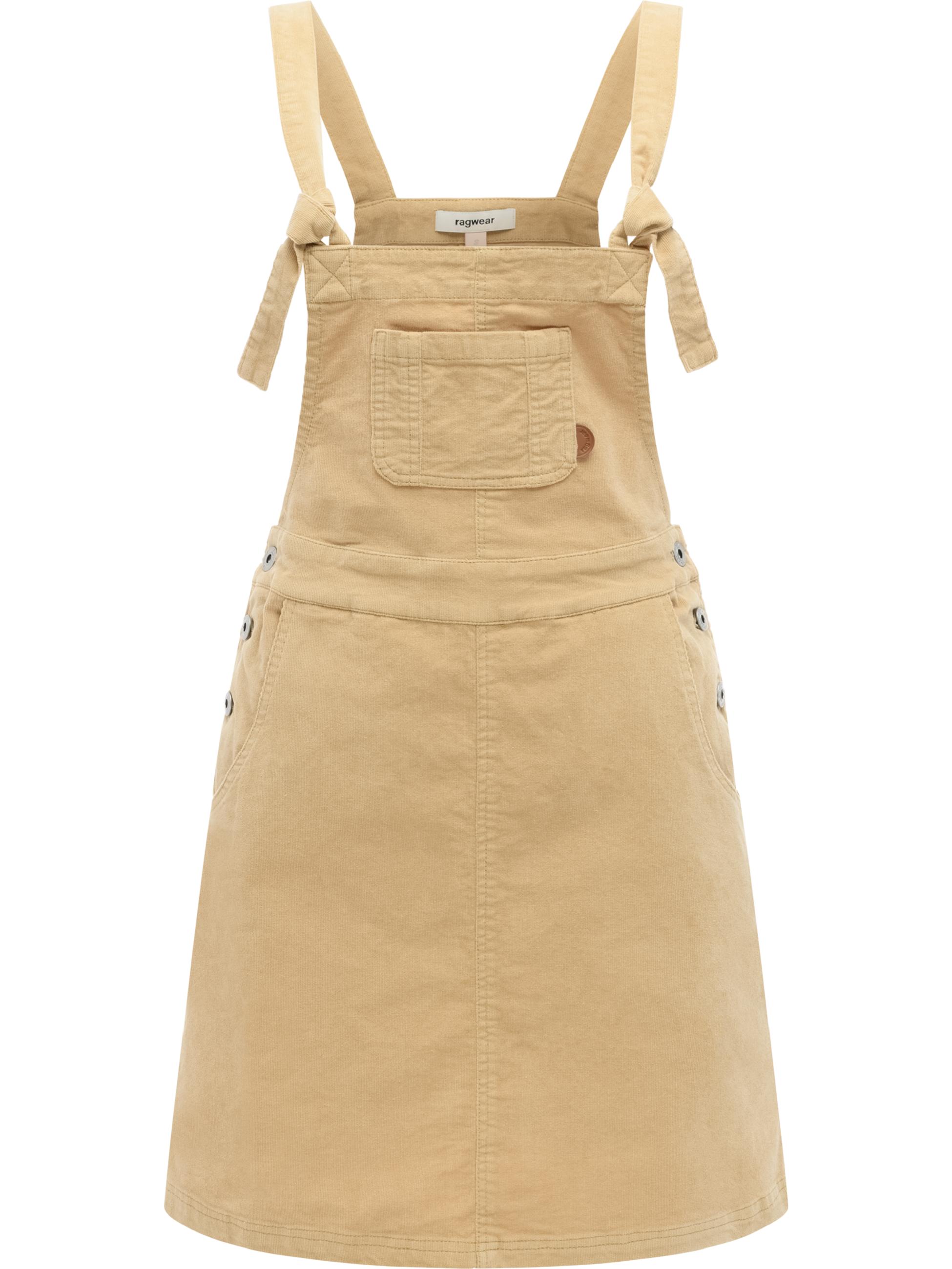 Latzkleid aus Babycord-Material "Zekke Cordy" Sand