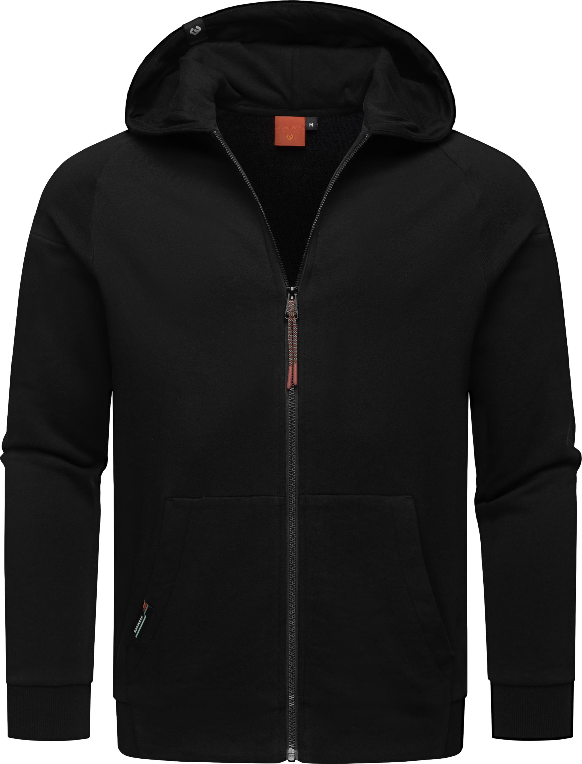 Weiche Sweatjacke mit Kapuze "Zenway" Black