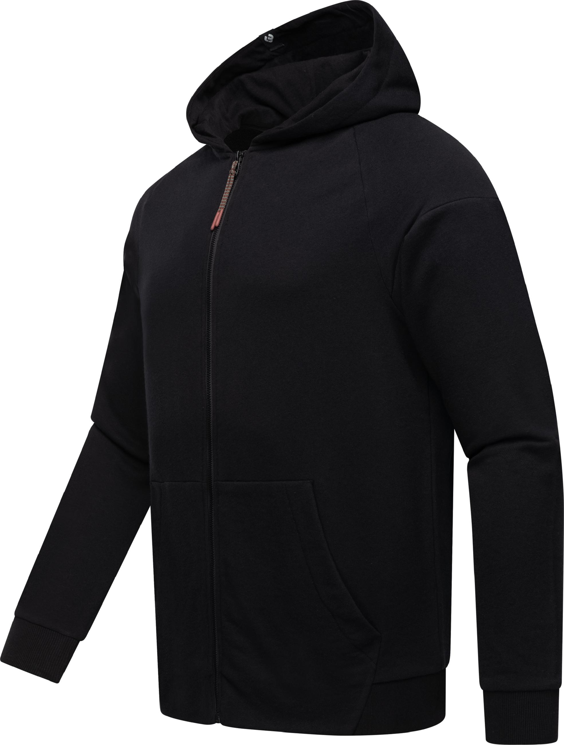 Weiche Sweatjacke mit Kapuze "Zenway" Black