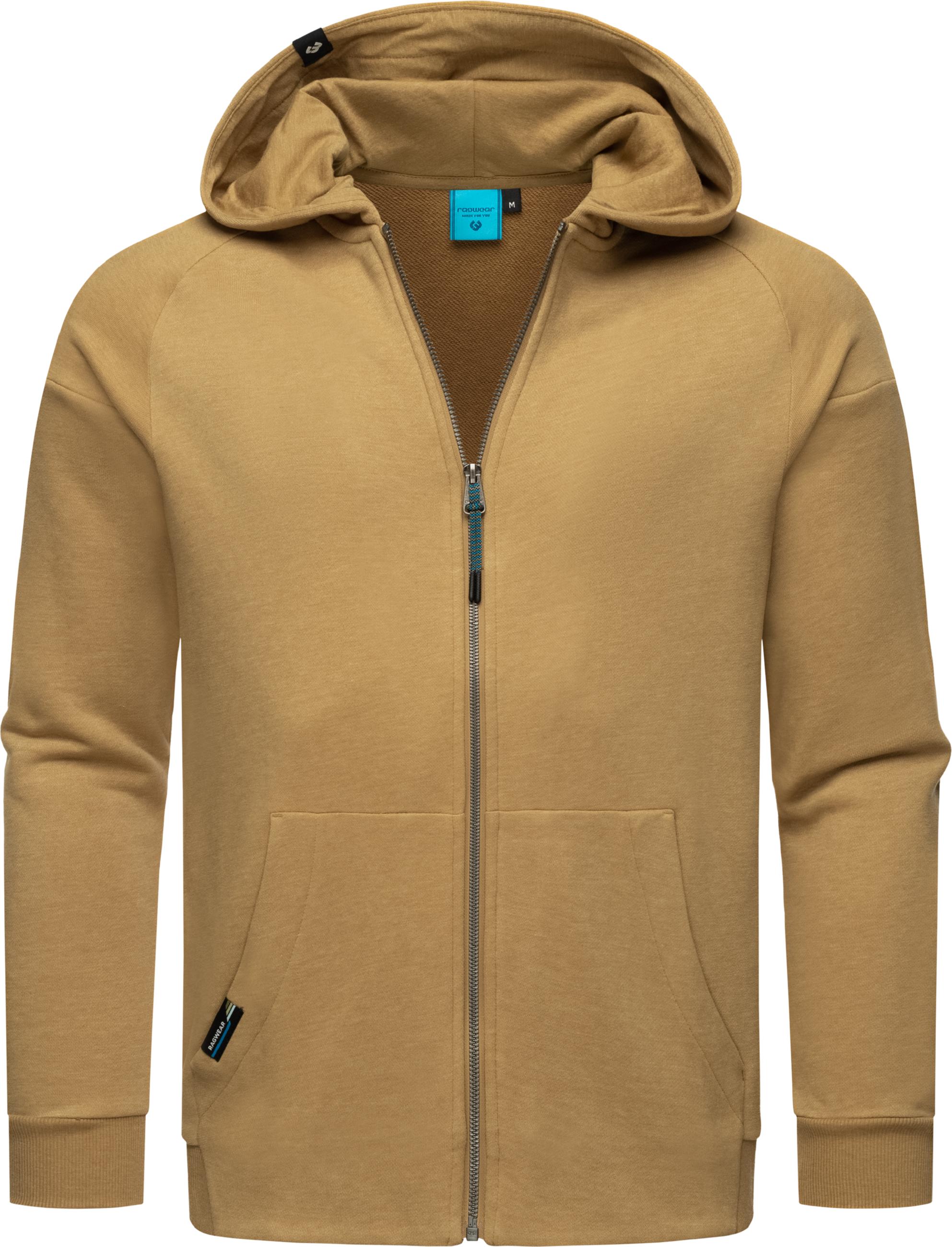 Weiche Sweatjacke mit Kapuze "Zenway" Brown Sugar