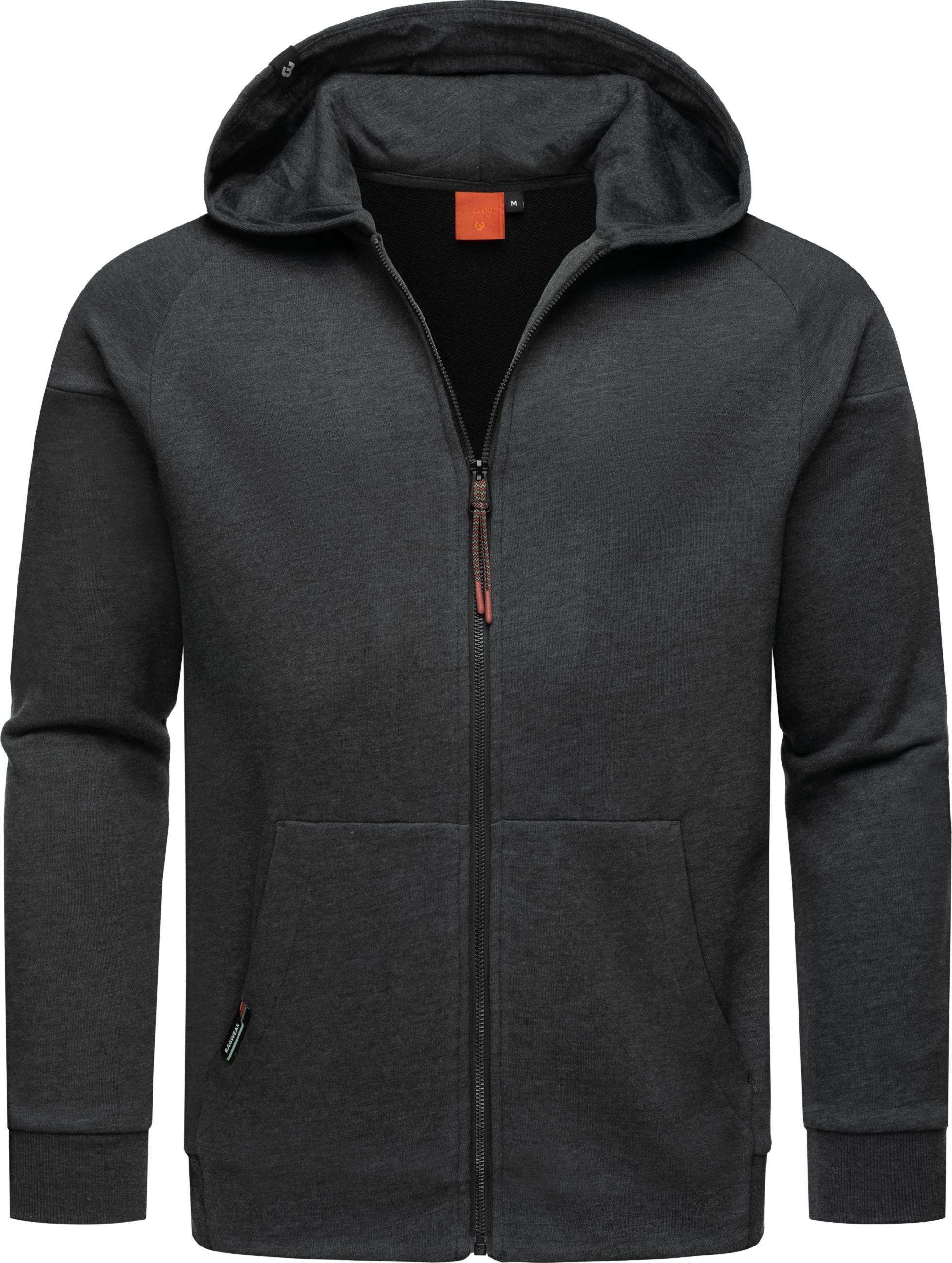 Weiche Sweatjacke mit Kapuze "Zenway" Dark Grey