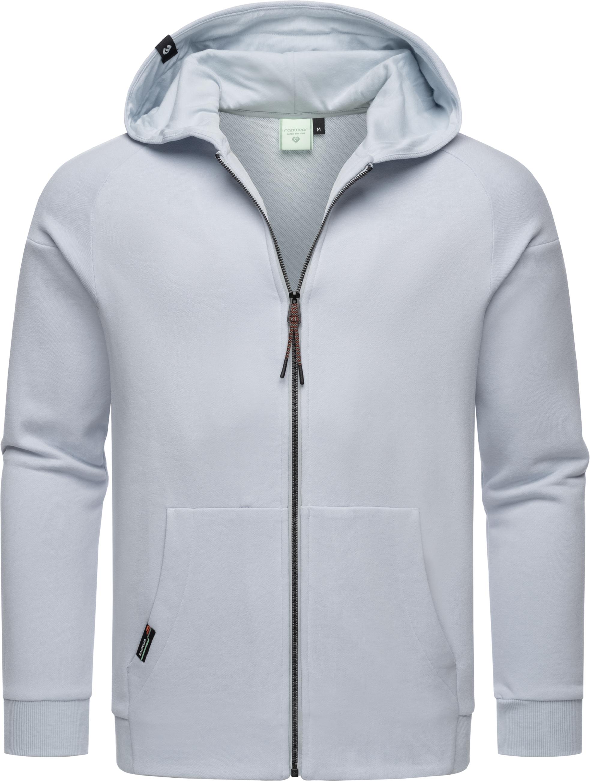 Weiche Sweatjacke mit Kapuze "Zenway" Light Grey