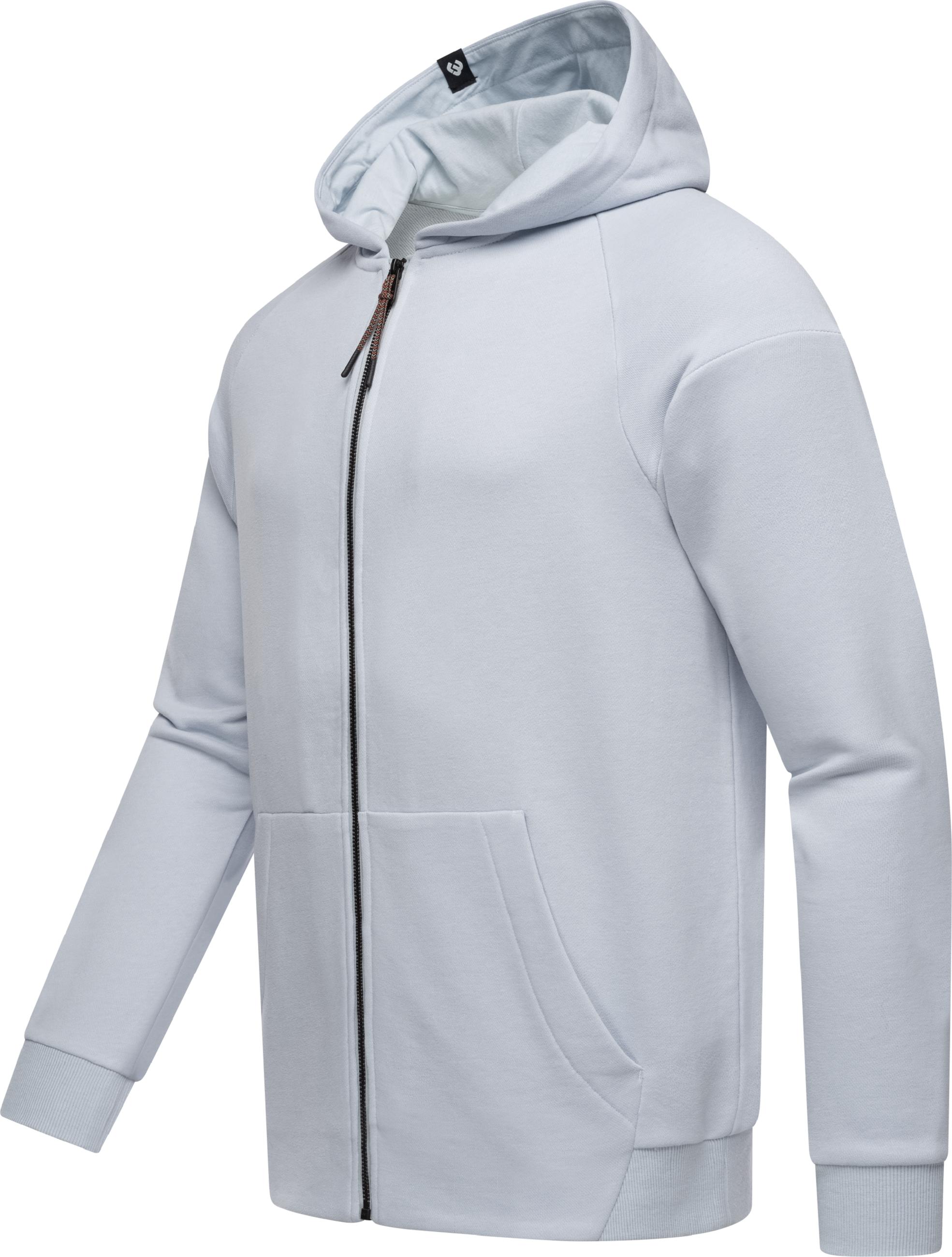 Weiche Sweatjacke mit Kapuze "Zenway" Light Grey