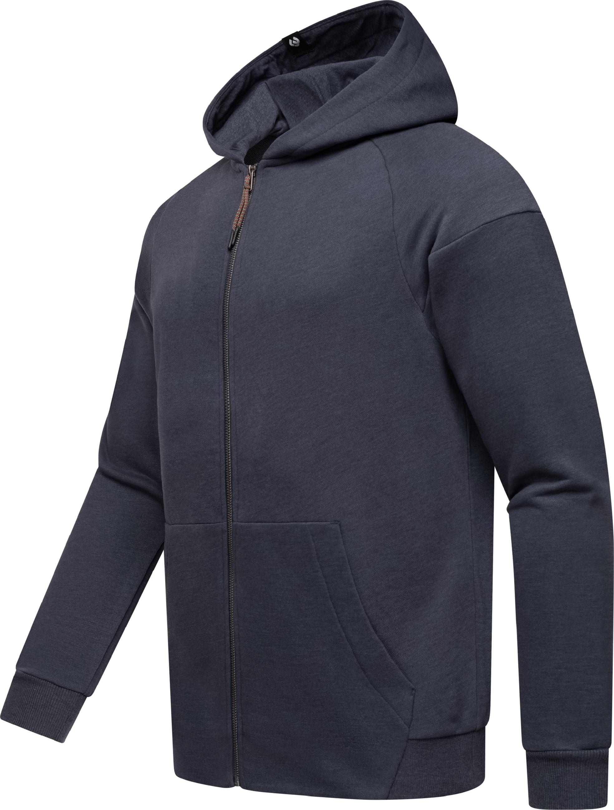 Weiche Sweatjacke mit Kapuze "Zenway" Navy