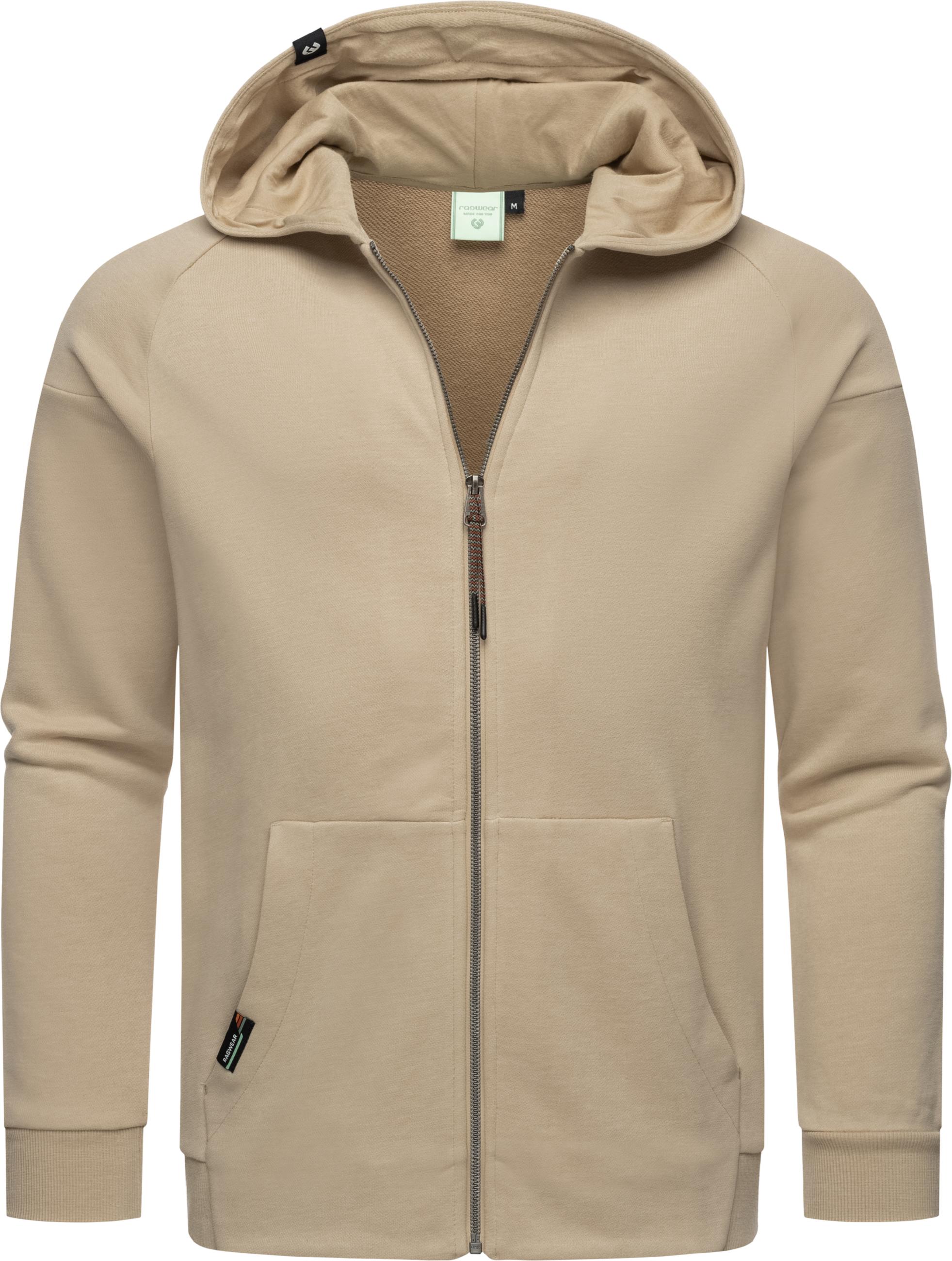 Weiche Sweatjacke mit Kapuze "Zenway" Sand